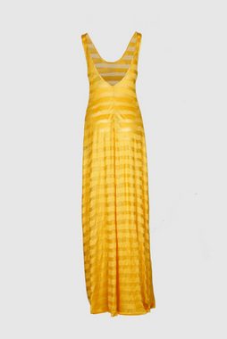 Boscana Maxikleid Kleid in Gelb mit V-Ausschnitt