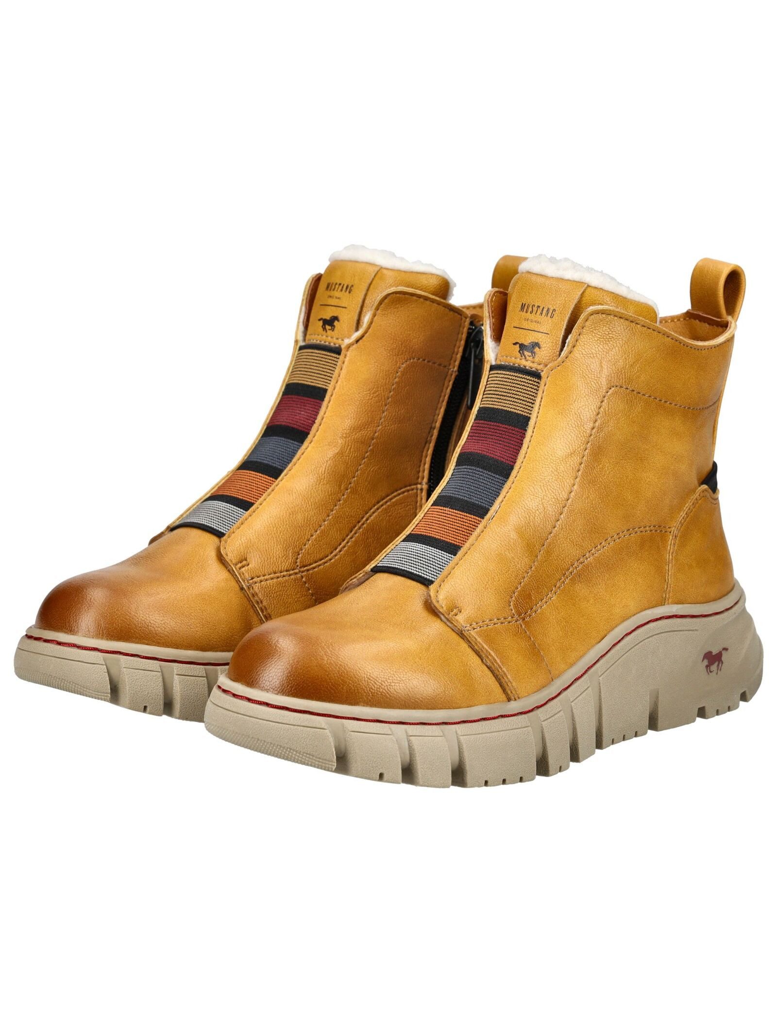 Mustang Shoes Mustang Shoes Stiefelette Lederimitat Stiefelette