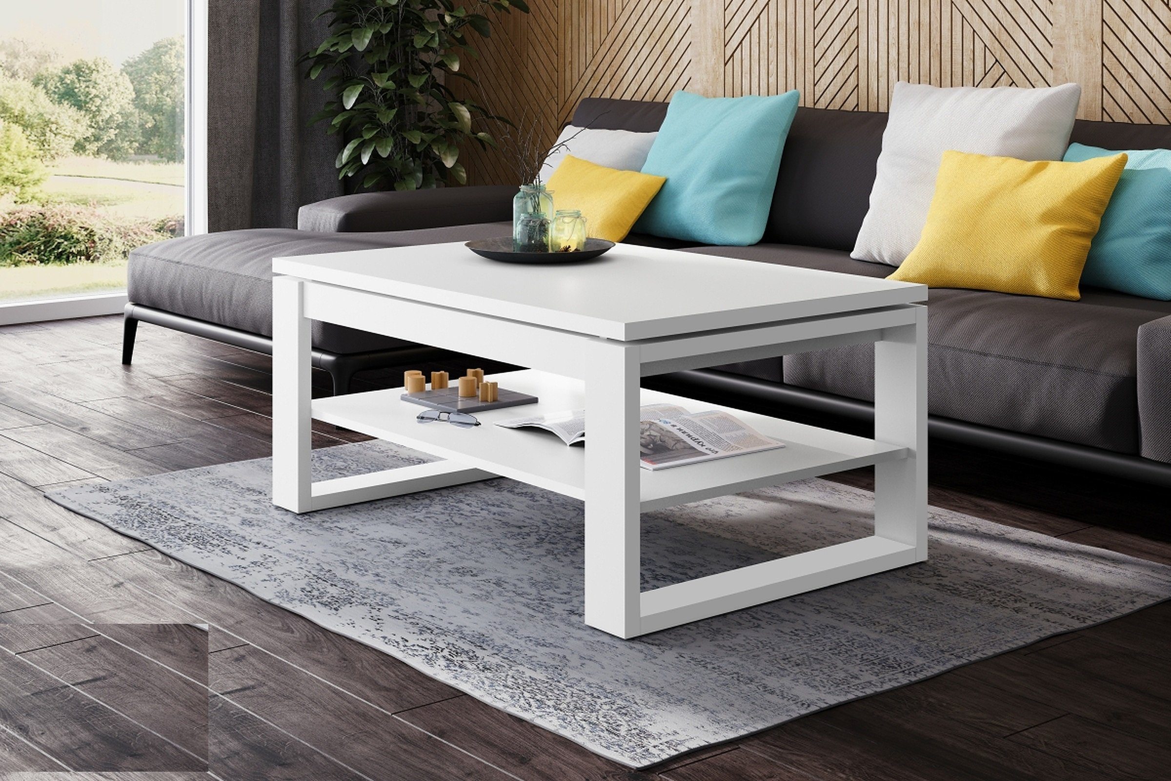 designimpex Couchtisch Design Multifunktionstisch Nuo Arbeitstisch günstig online kaufen
