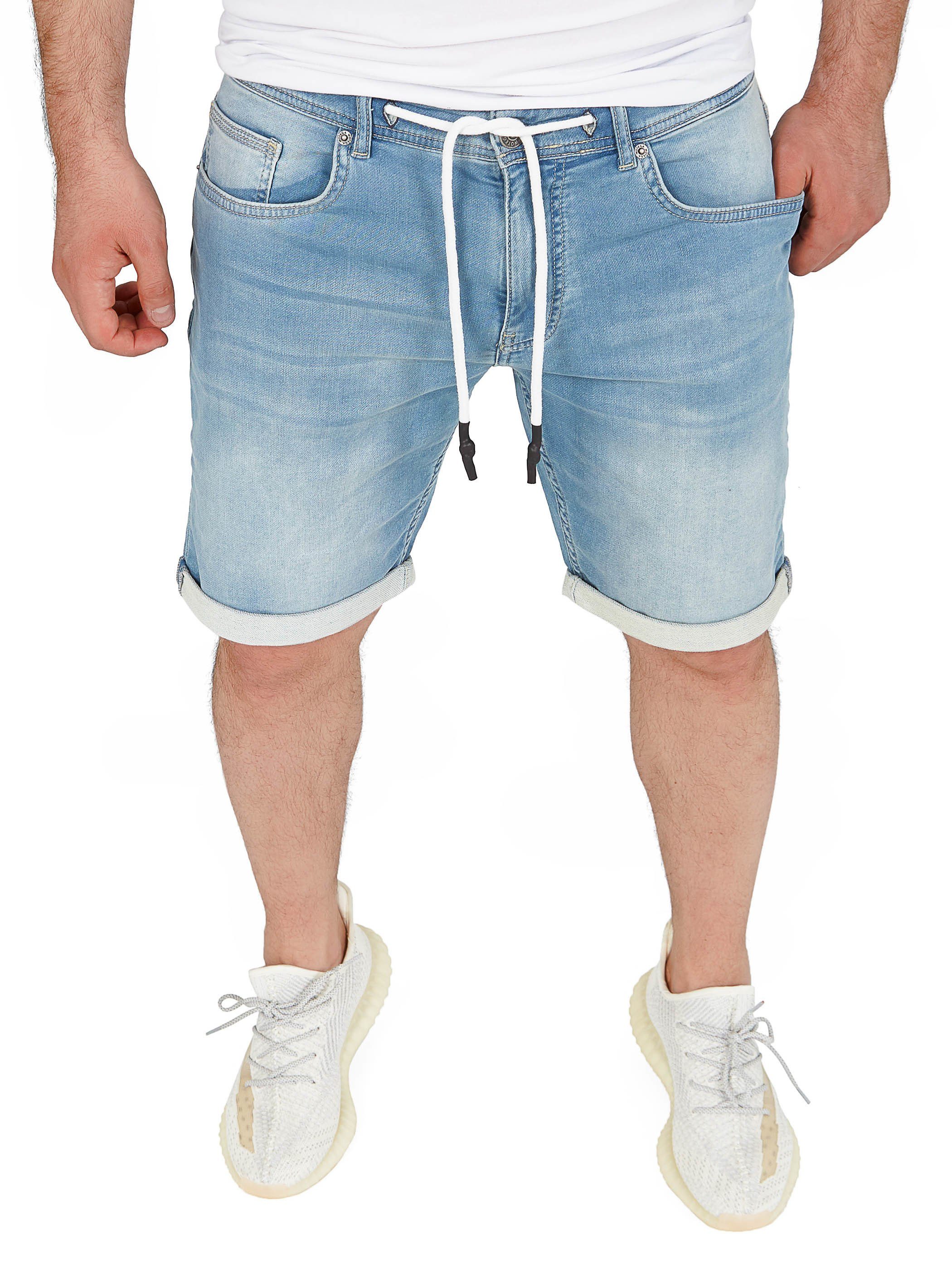 WOTEGA Jeansshorts Diego modische Jeansshorts mit Stretchanteil