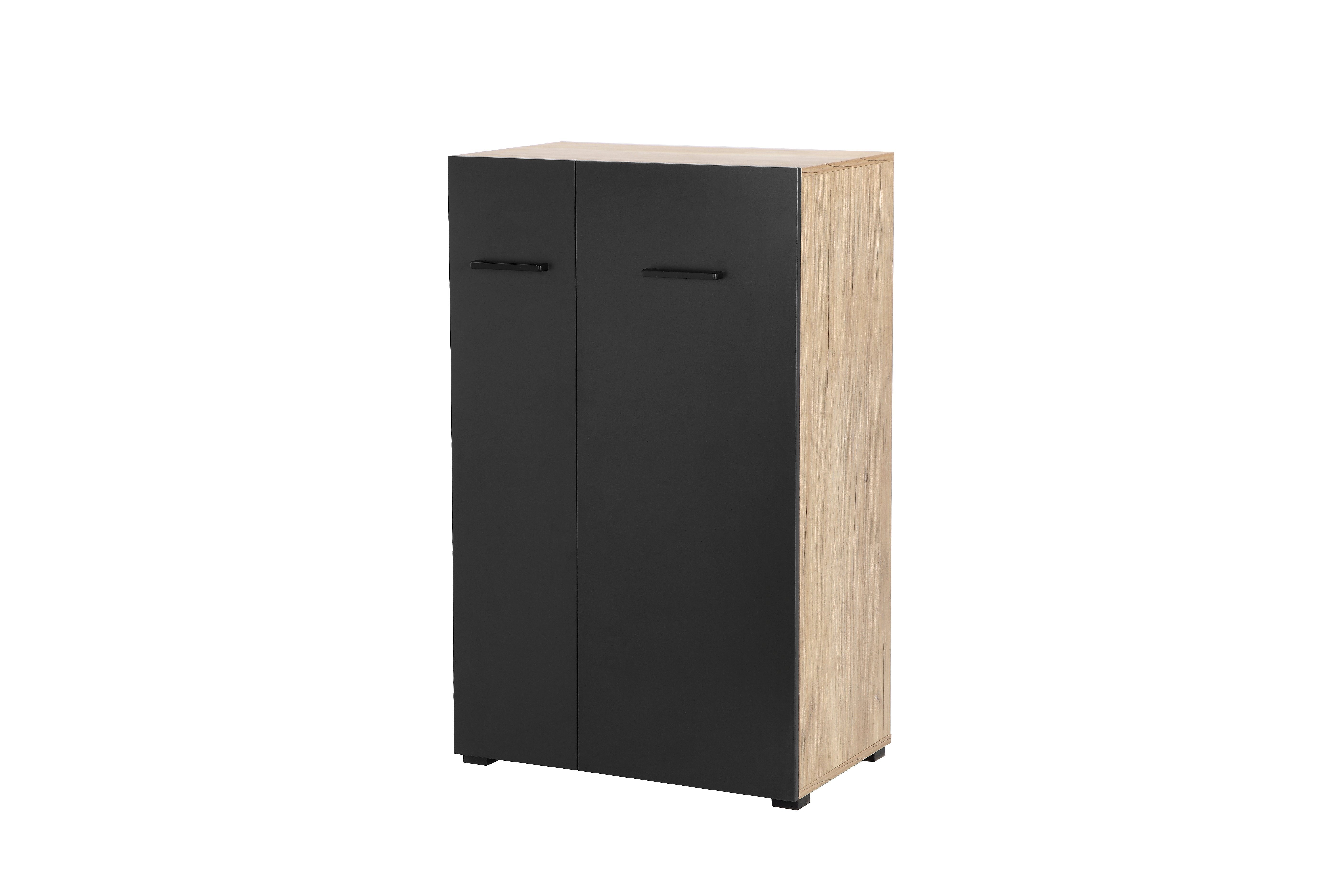 Places of Style Aktenschrank Moid, Mehrzweckschrank, moderne Kommode mit viel Stauraum, Maße 64,5 x 41,5 x 106 cm