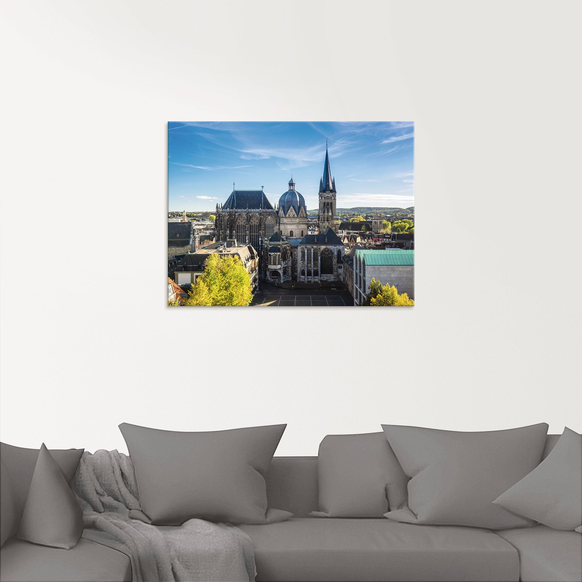 Artland Glasbild »Aachener Dom I«, Gebäude (1 Stück)-HomeTrends