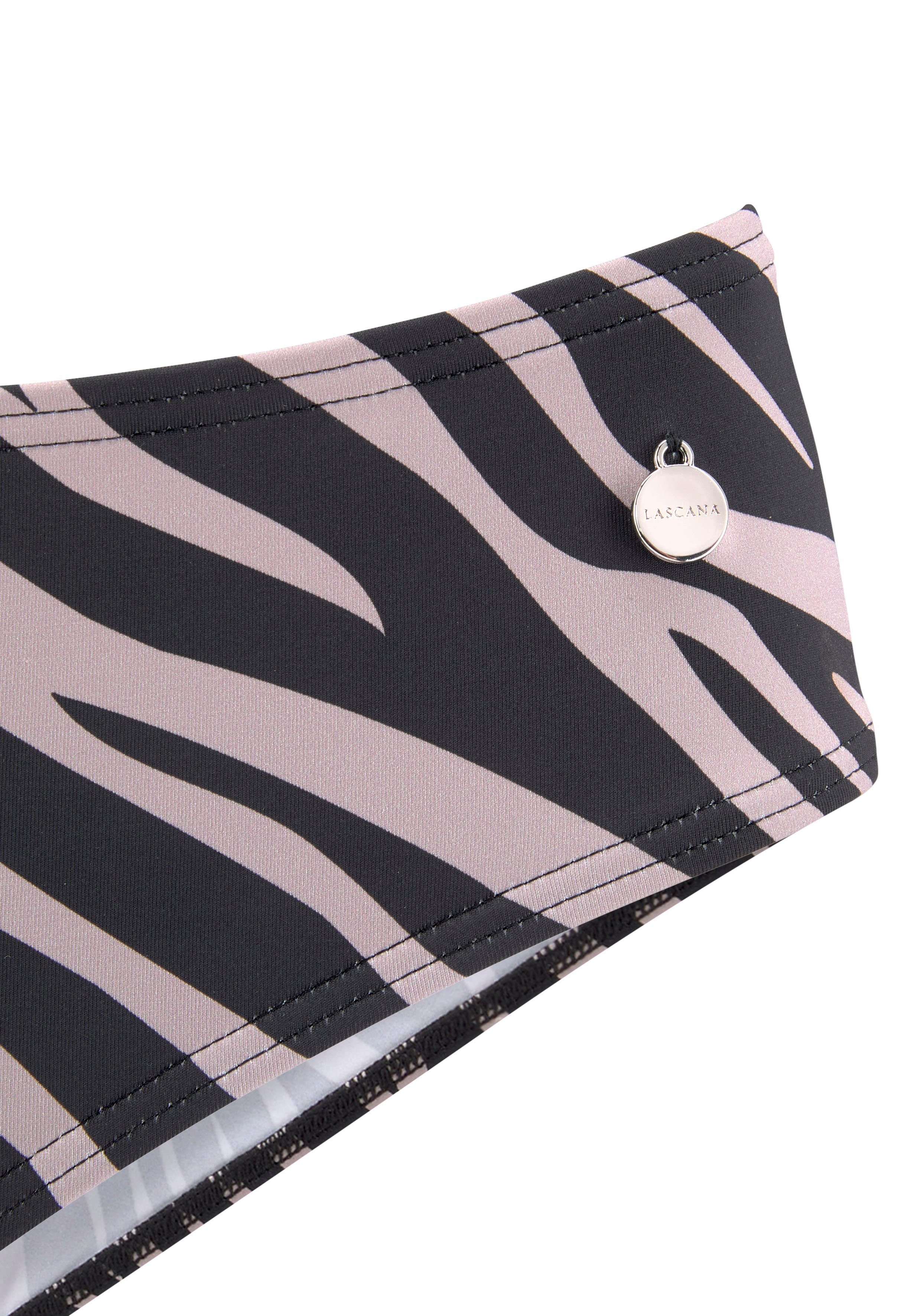LASCANA Bikini-Hose Kaa im Animal-Design