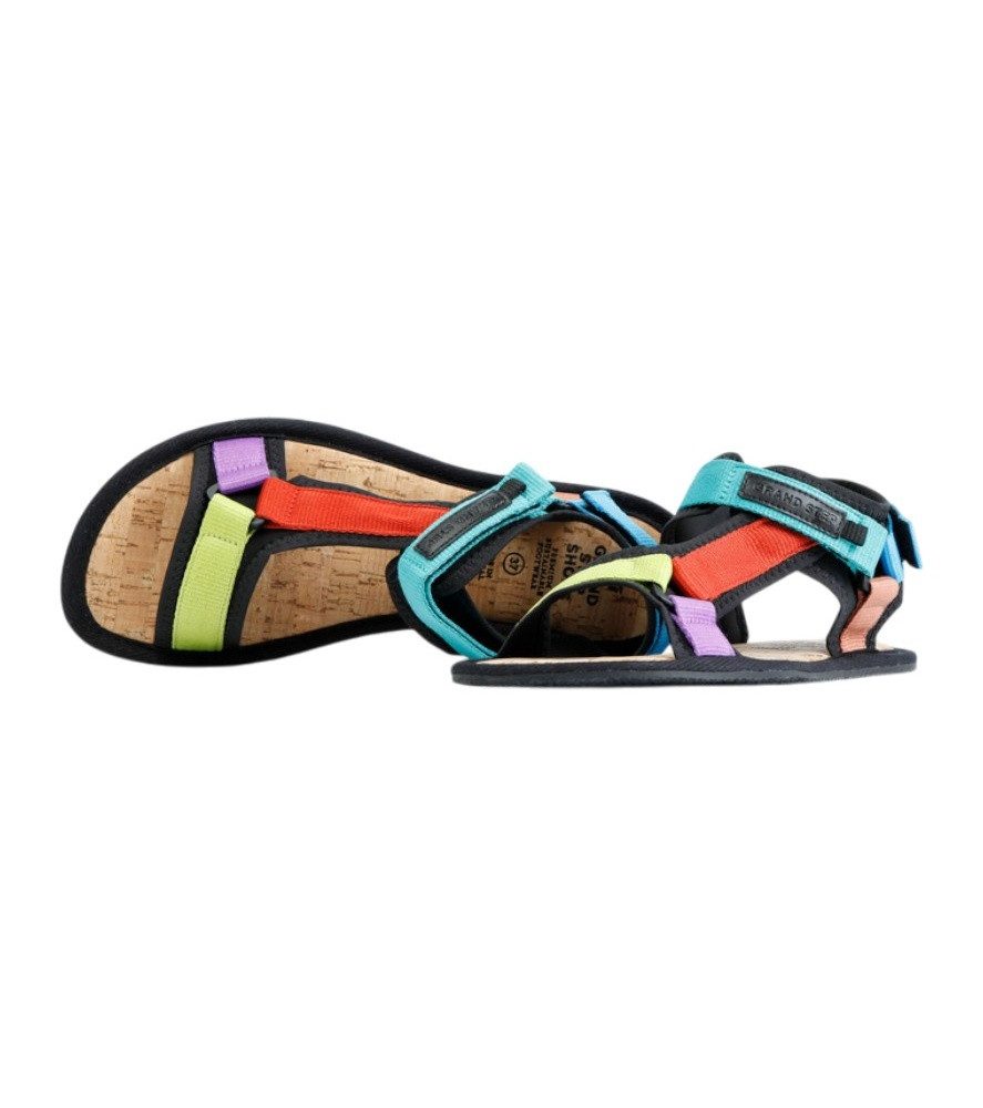 Grand Step Shoes Trekking Barefoot Multi bunt Damen Sandale