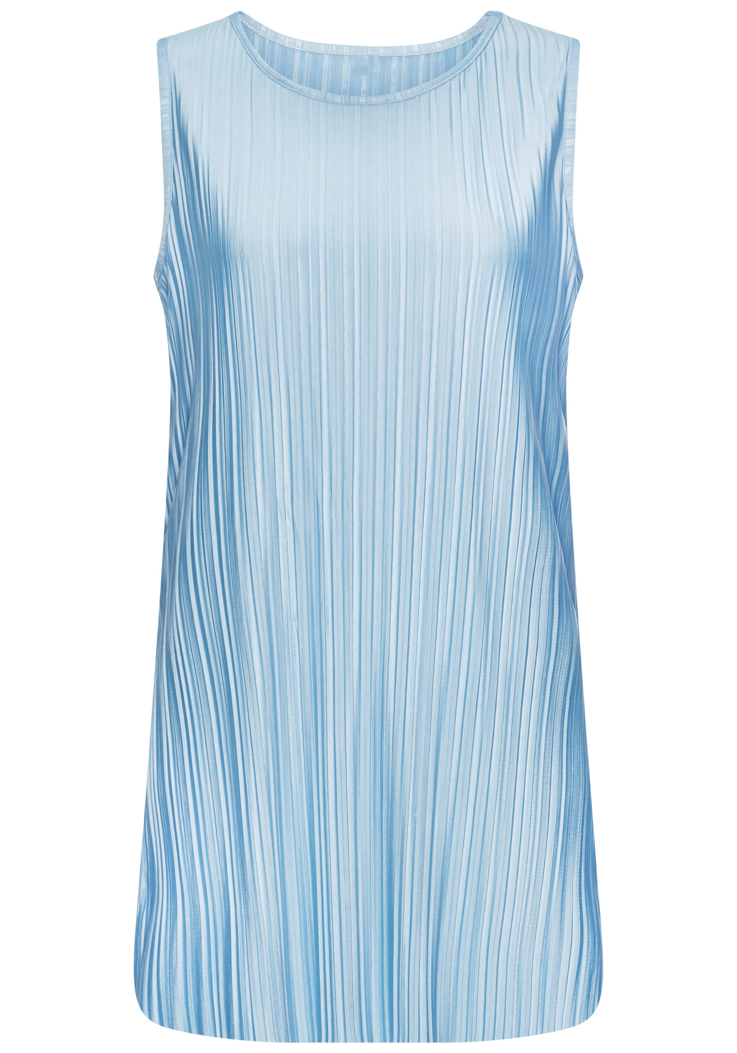 LASCANA Longtop aus schimmernder Ware mit Plisseefalten. € 39,99