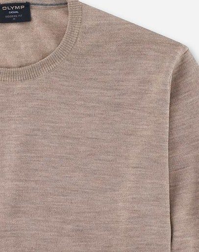 OLYMP Rundhalspullover OLYMP Strick Casual moderner günstig online kaufen