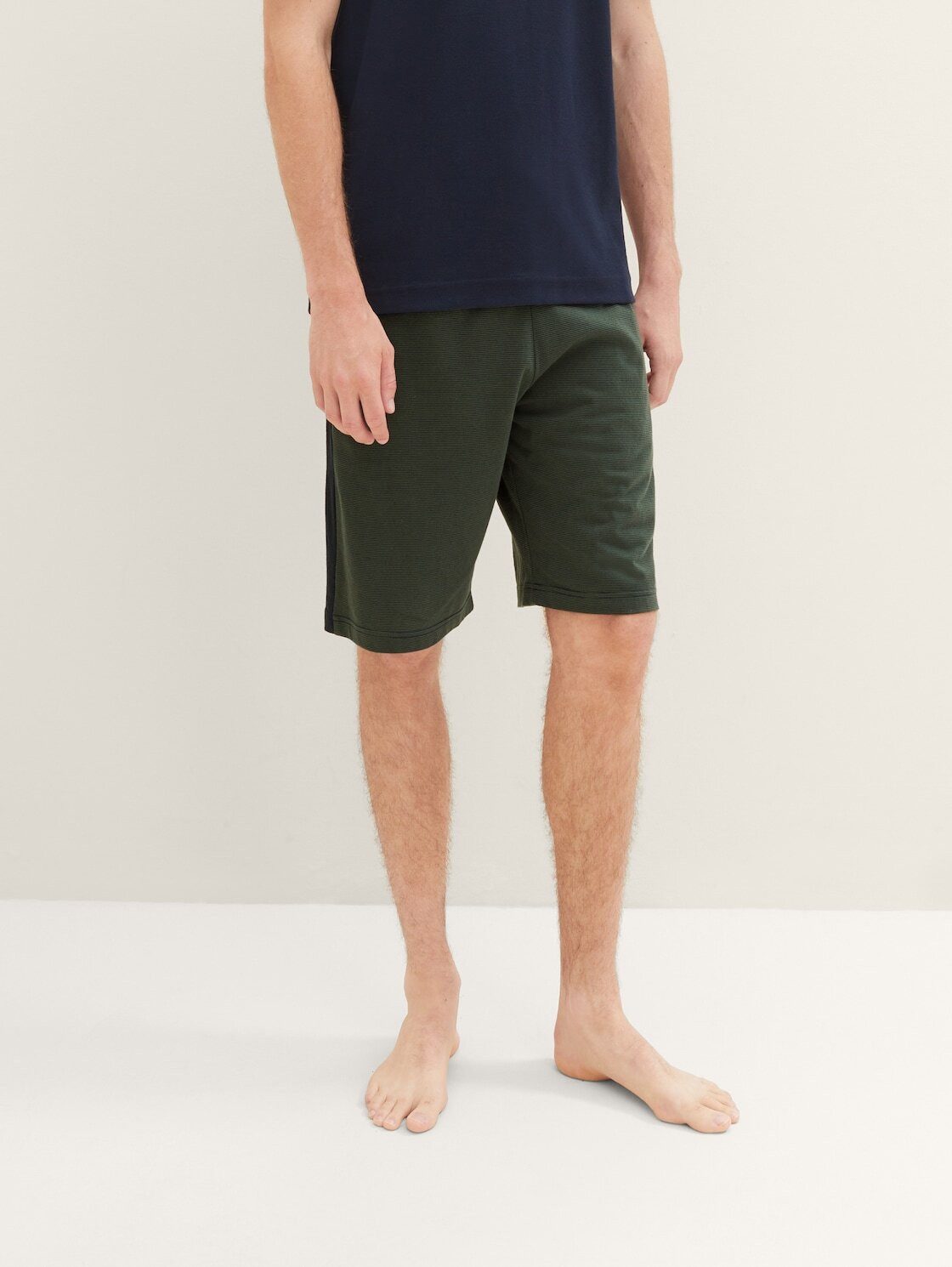 TOM TAILOR Pyjamashorts Pyjama-Hose aus Baumwolle günstig online kaufen