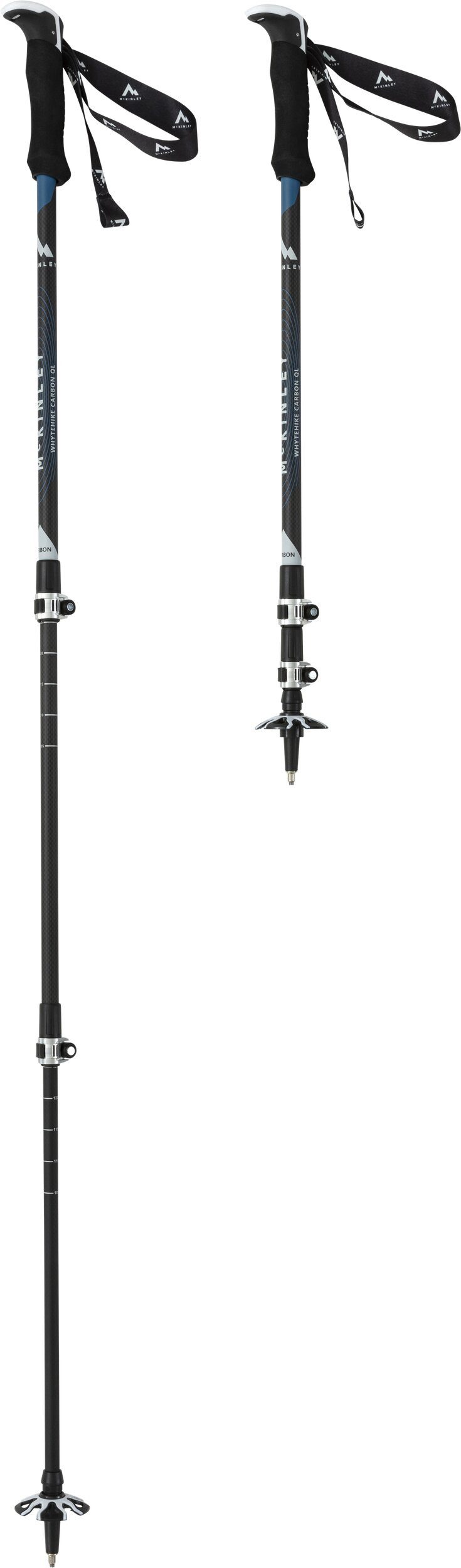 McKINLEY Wanderstöcke Wander-Stock Whytehike Carbon QL BLUE DARK/GREY LIGHT