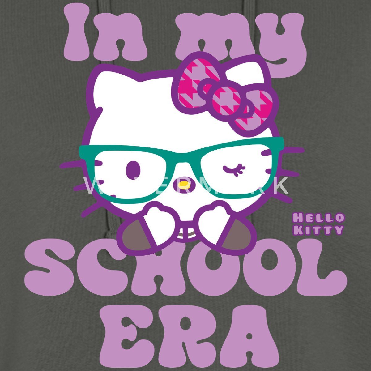 Spreadshirt Hoodie Hello Kitty Schulkind In My School Era Frauen Boxy Organic Hoodie (1-tlg)