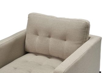 ebuy24 Relaxsessel Marino Sessel Stoff sandfarben.