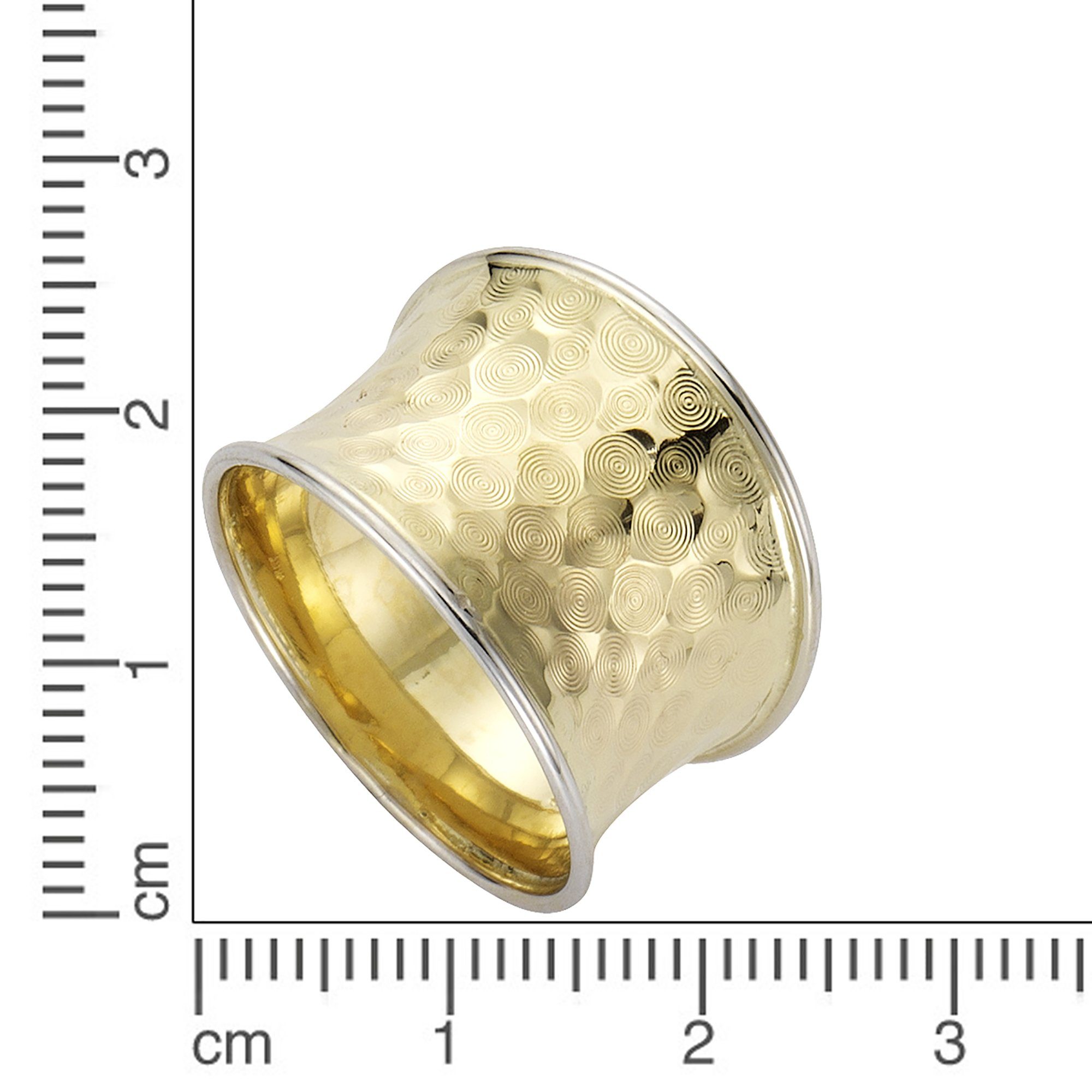 Gold diamantiert 333 by Fascination Fingerring zweifarbig Ellen K.