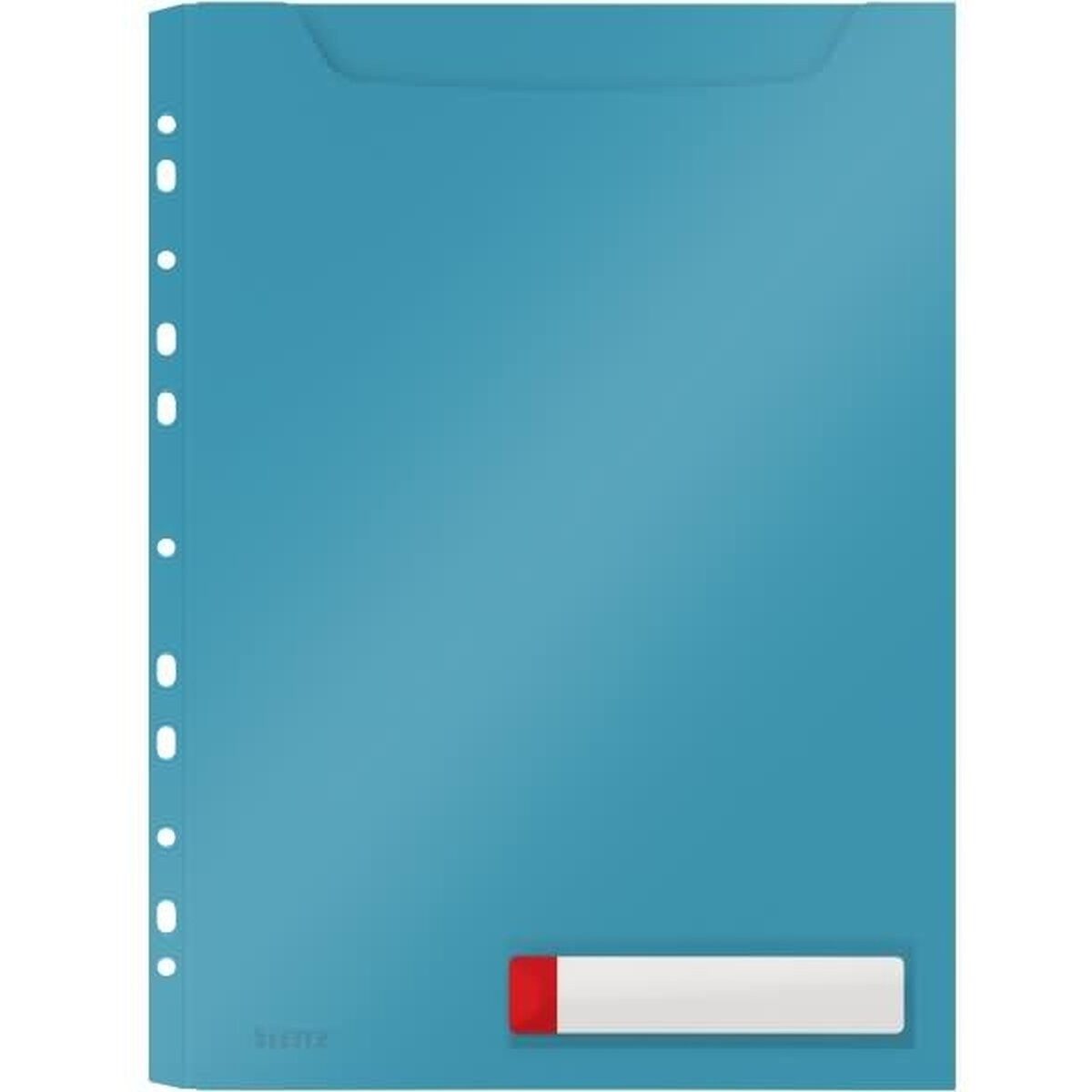 LEITZ Prospekthülle Prospekthülle Cosy A4 Maxi PP einklappbarer Lochrand VE=3 Stück blau