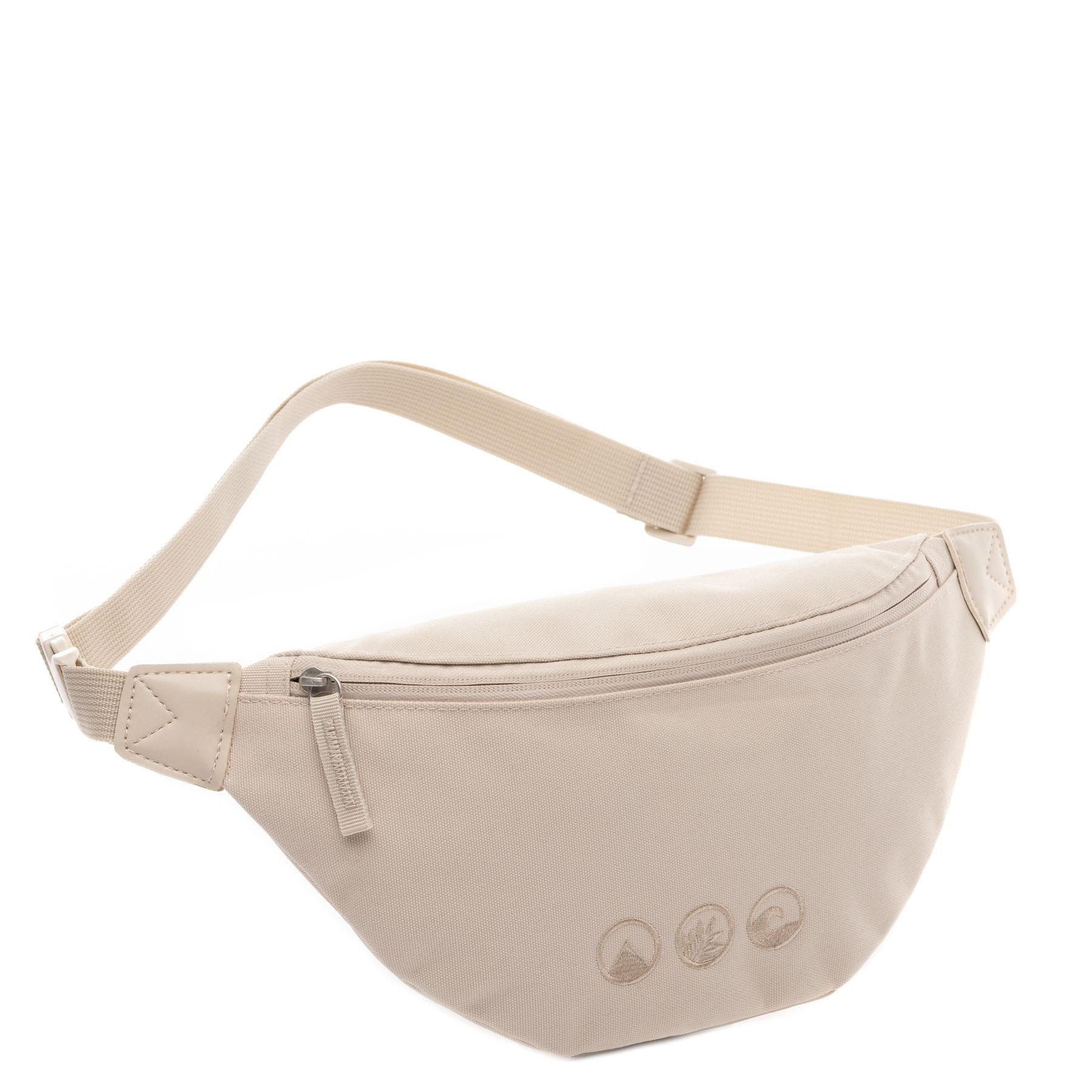 Umhängetasche Umhängetasche Brusttasche groß Hüfttasche Zoll beige