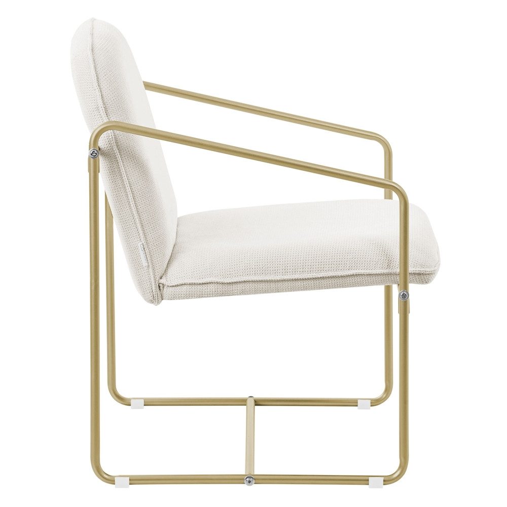 ML-DESIGN Loungesessel Esszimmerstuhl mit dickem gepolsterter Sitz Rücken- und Armlehnen, Cocktailsessel Lehnstuhl mit weichem Bezug Sessel Relaxsessel