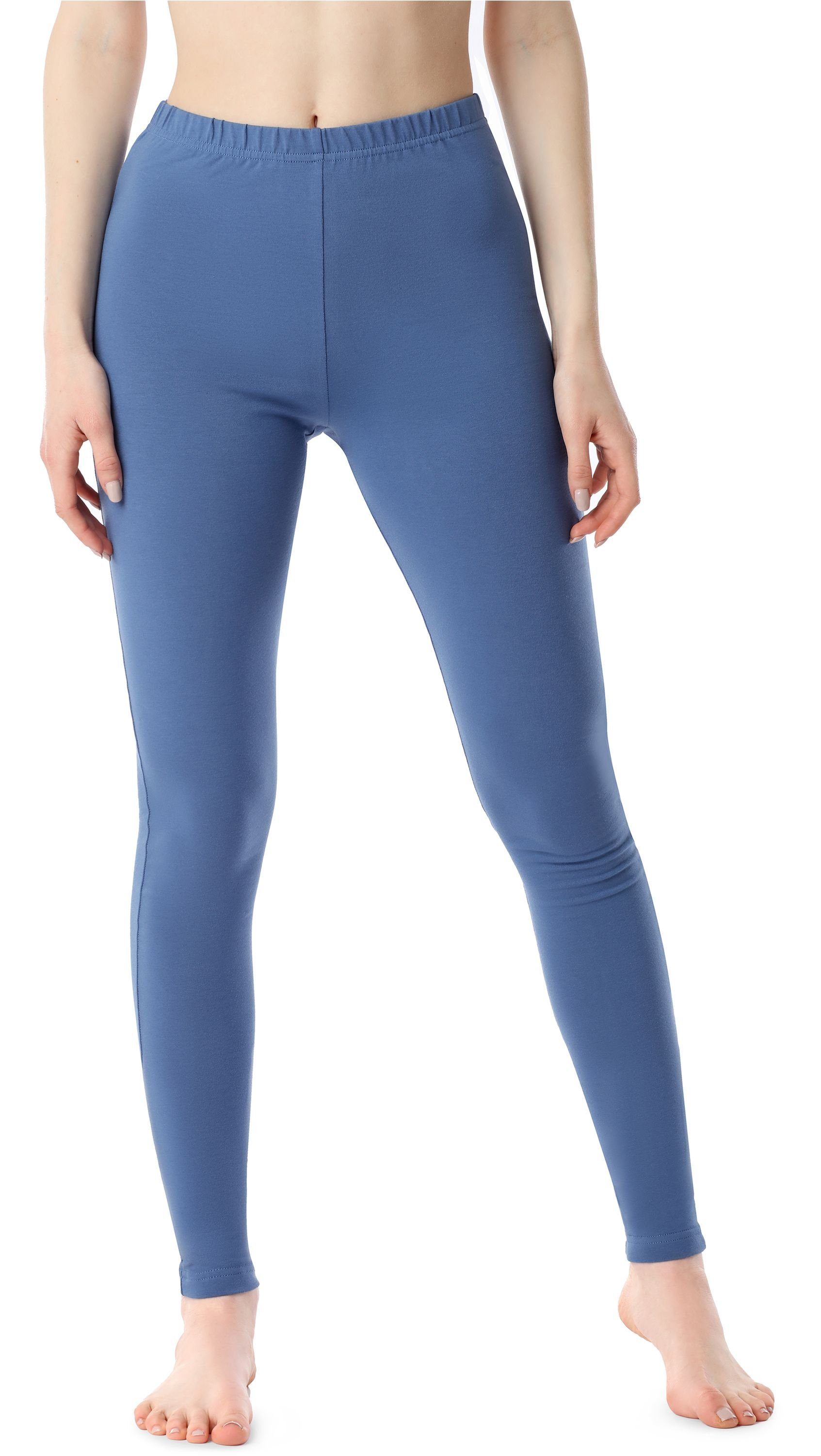 Bellivalini Leggings Damen Lange Leggings aus Baumwolle BLV50-198 (1-tlg) e günstig online kaufen