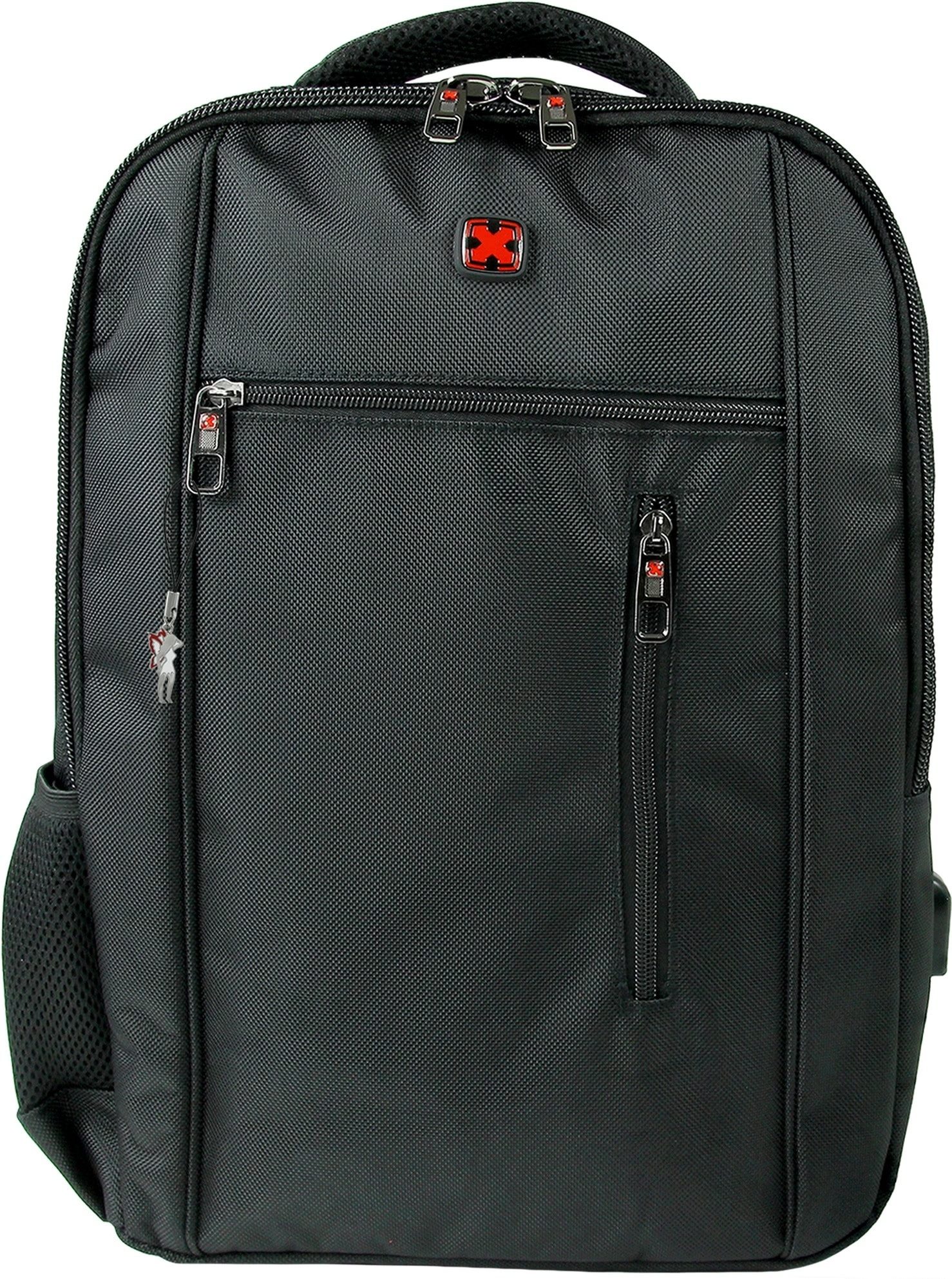 Travel N Meet Reisetasche Travel N Meet Laptoprucksack, Rucksack (Businessrucksack), Herren Business-, Freizeitrucksack Polyester, schwarz ca. 49cm hoch