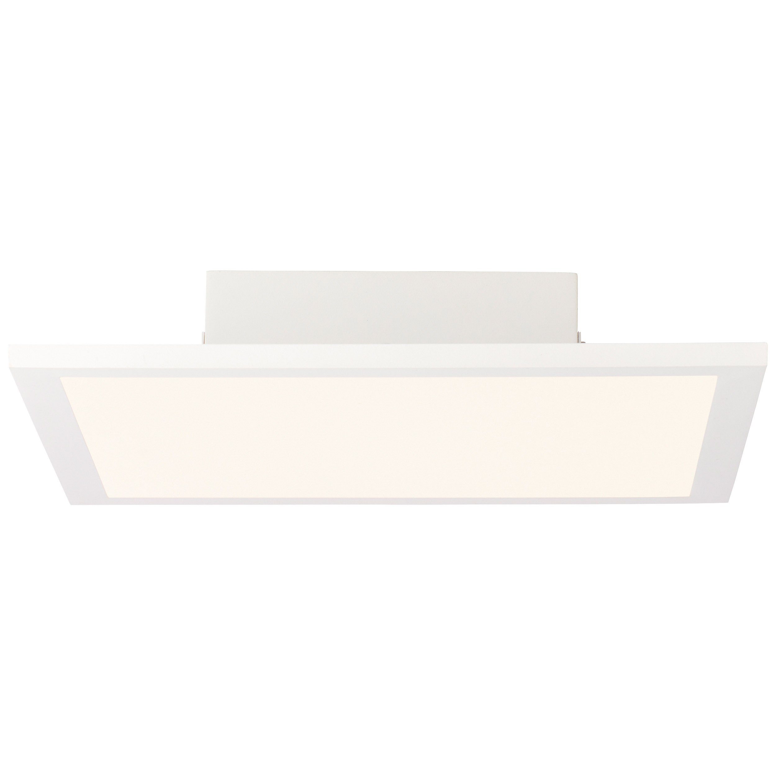 Brilliant Aufbauleuchte Buffi, 2700K, Lampe Buffi LED Deckenaufbau-Paneel  30x30cm weiß 1x 18W LED integrie