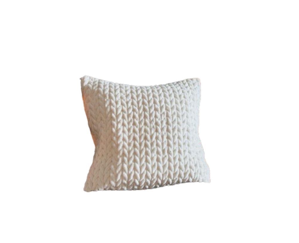 Home-trends24.de Kissenbezug Zopfmuster Kissenbezug Kissenhülle Deko günstig online kaufen