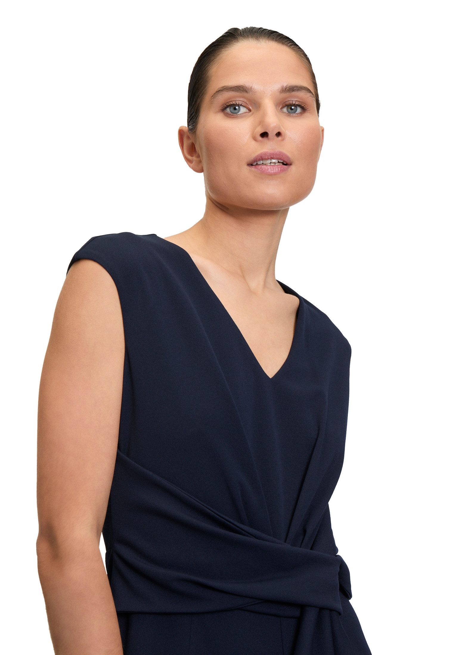 Vera Mont Overall Damen mit weitem Bein (1-tlg) Bunddetail