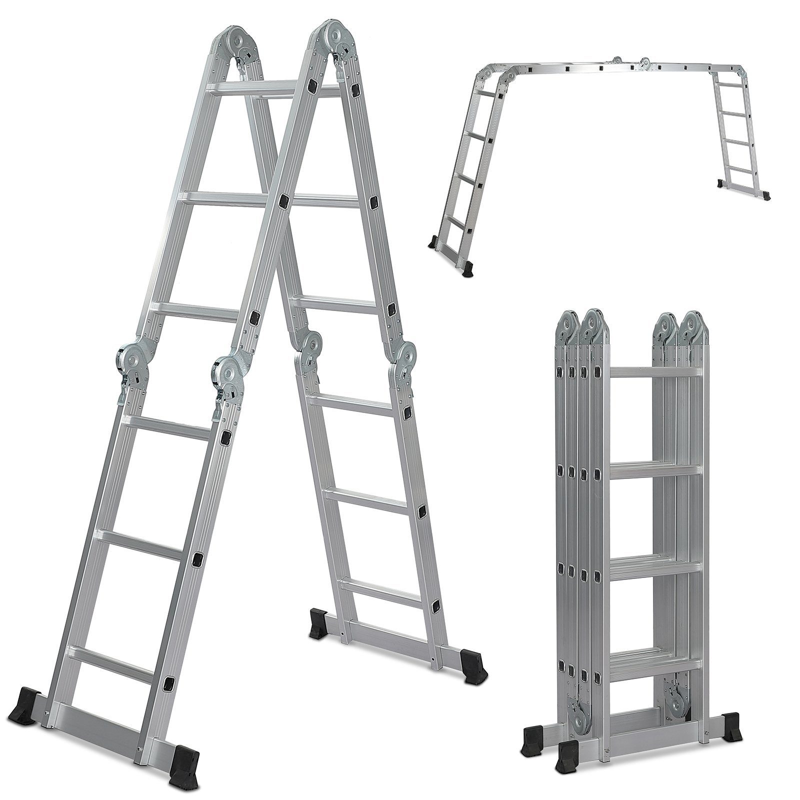 VENDOMNIA Vielzweckleiter Mehrzweckleiter – klappbar, Aluminium, günstig online kaufen