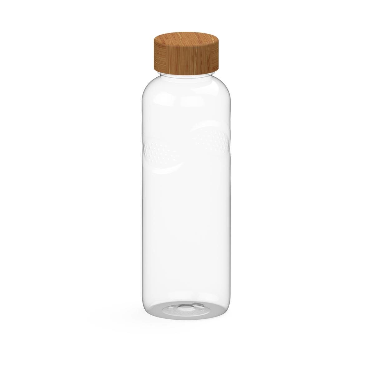 elasto Trinkflasche 1000 ml Wasserflasche carve "Natural" robuste Tritanflasche, Made in Germany, BPA-frei, Sportflasche, kohlensäurehaltige Getränke