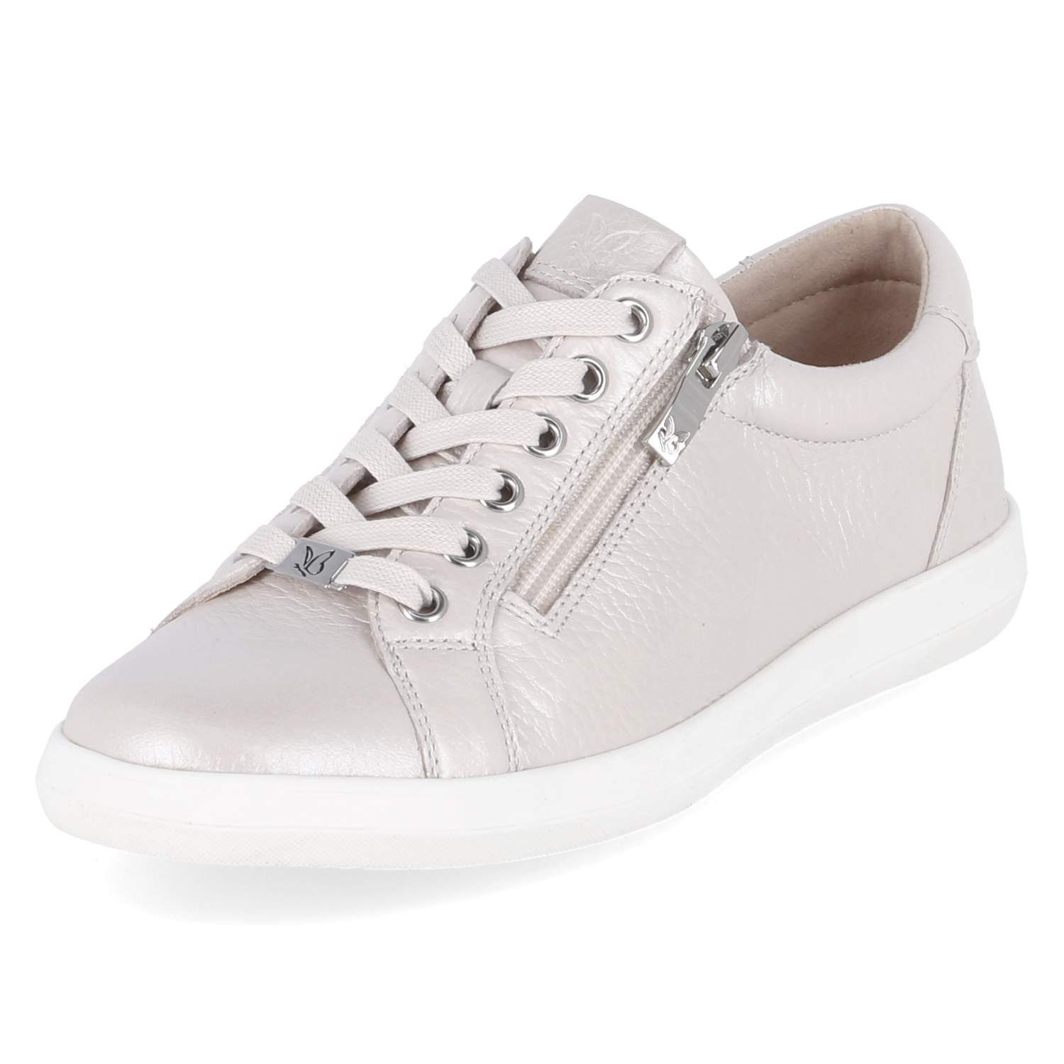 Caprice Caprice 9-23757-46-136 Damen Glattleder weiss Schnürschuh