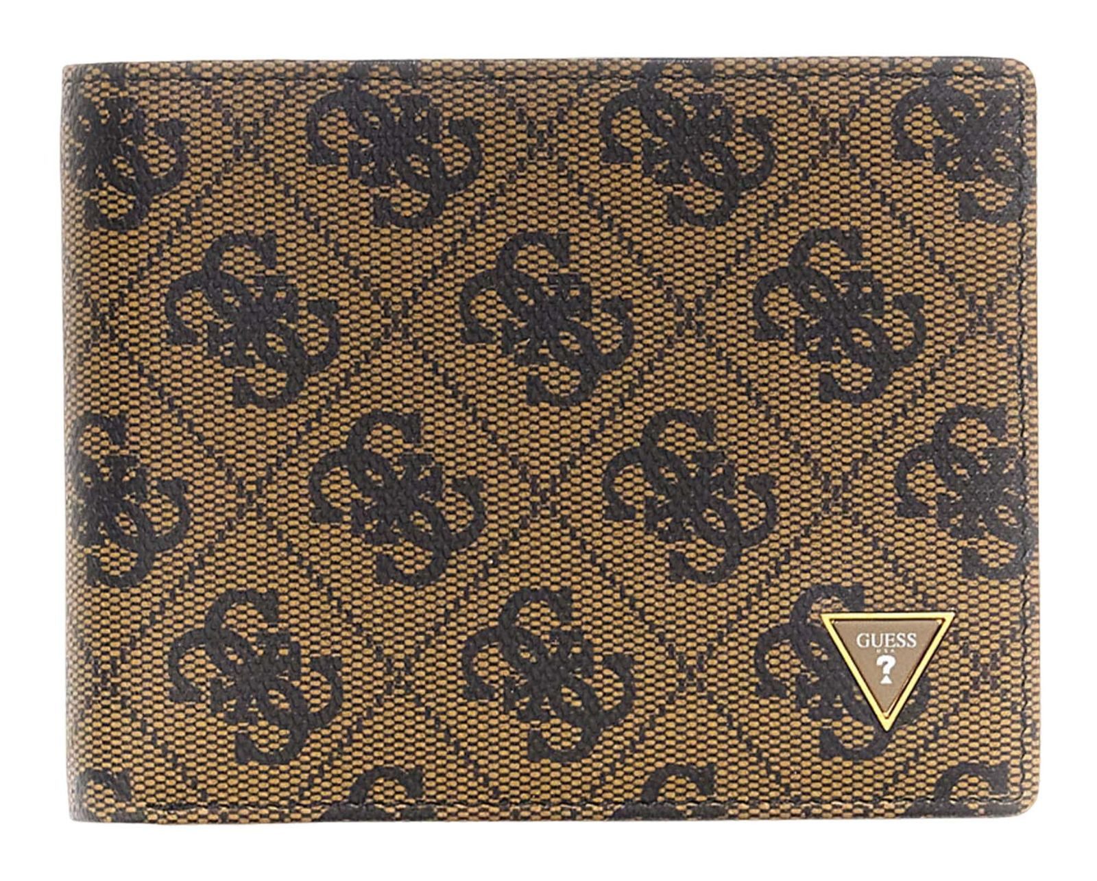 Guess Geldbörse Billfold Coin Wallet, aus echtem Leder mit RFID-Blocker Schutz