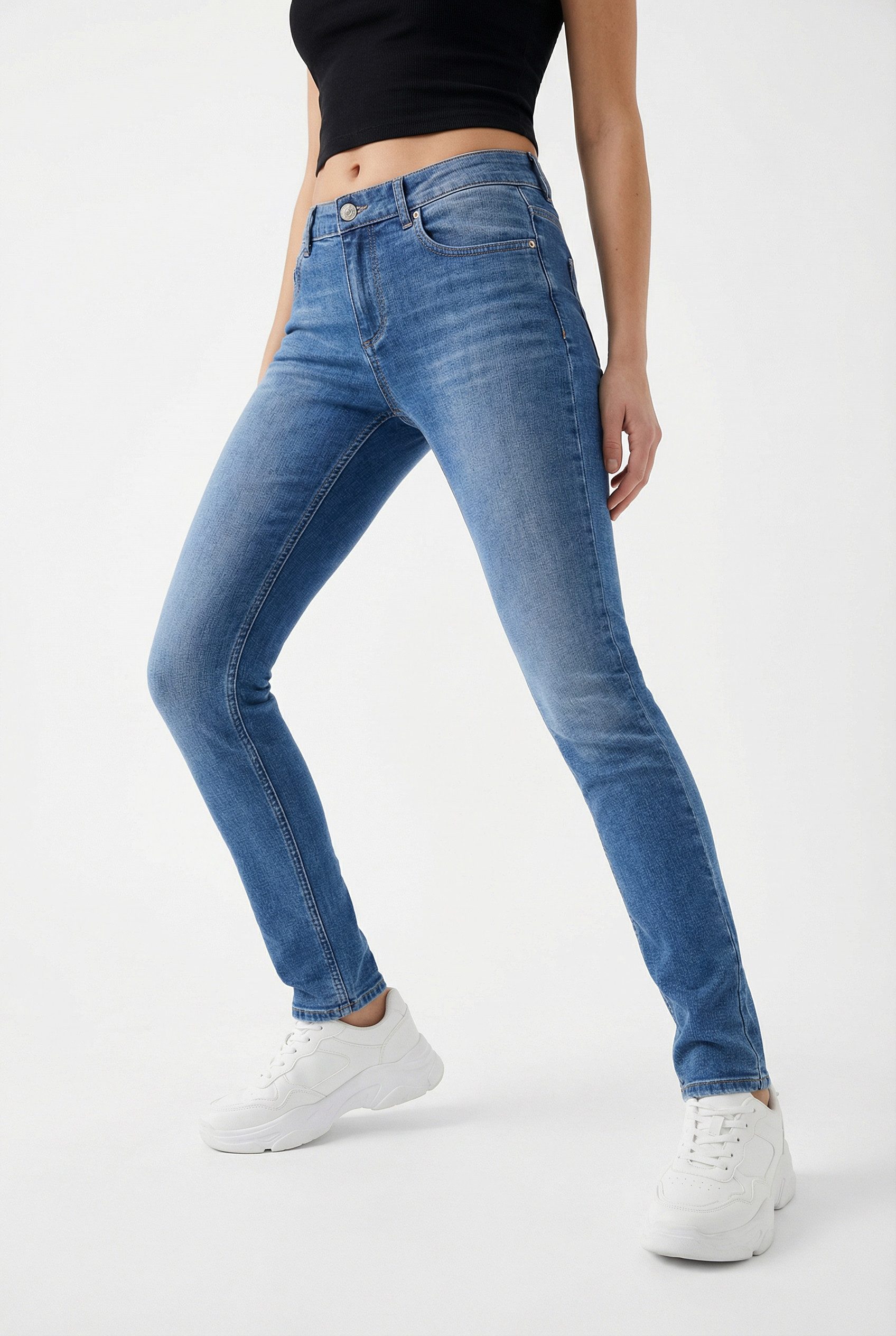 ONLY Skinny-fit-Jeans ONLMARIA MID WAIST SK DNM BOX günstig online kaufen