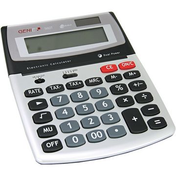 GENIE Taschenrechner 560T, mit großen Tasten und klappbarem Display, 12-stellig