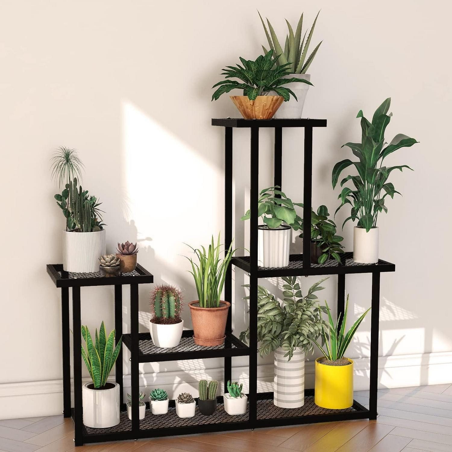 LuxusKollektion Blumenständer Pflanzenständer Metall 5-stöckig Mehrzweck (1 St)