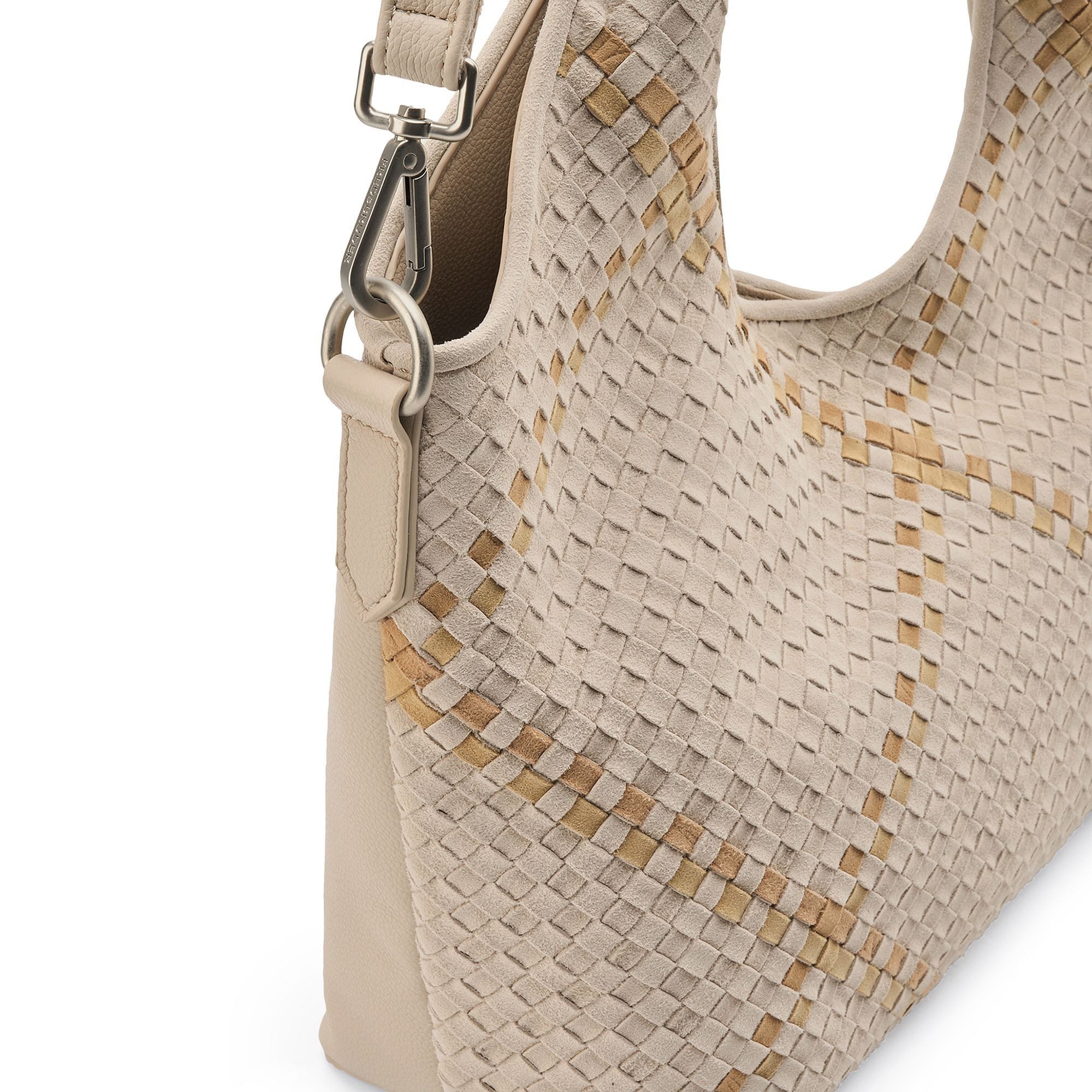 FREDsBRUDER Henkeltasche Happy Weave, Leder