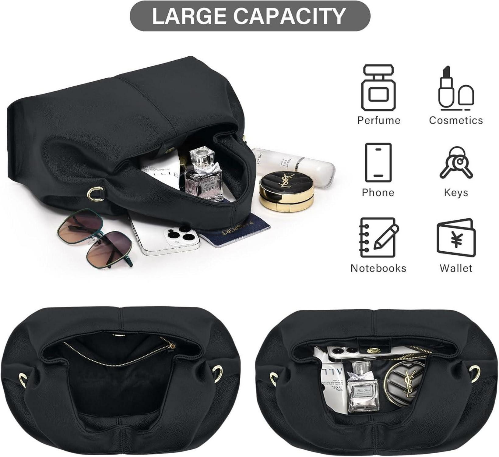 LuxusKollektion Handtasche Damen Handtasche Medium Dumpling günstig online kaufen