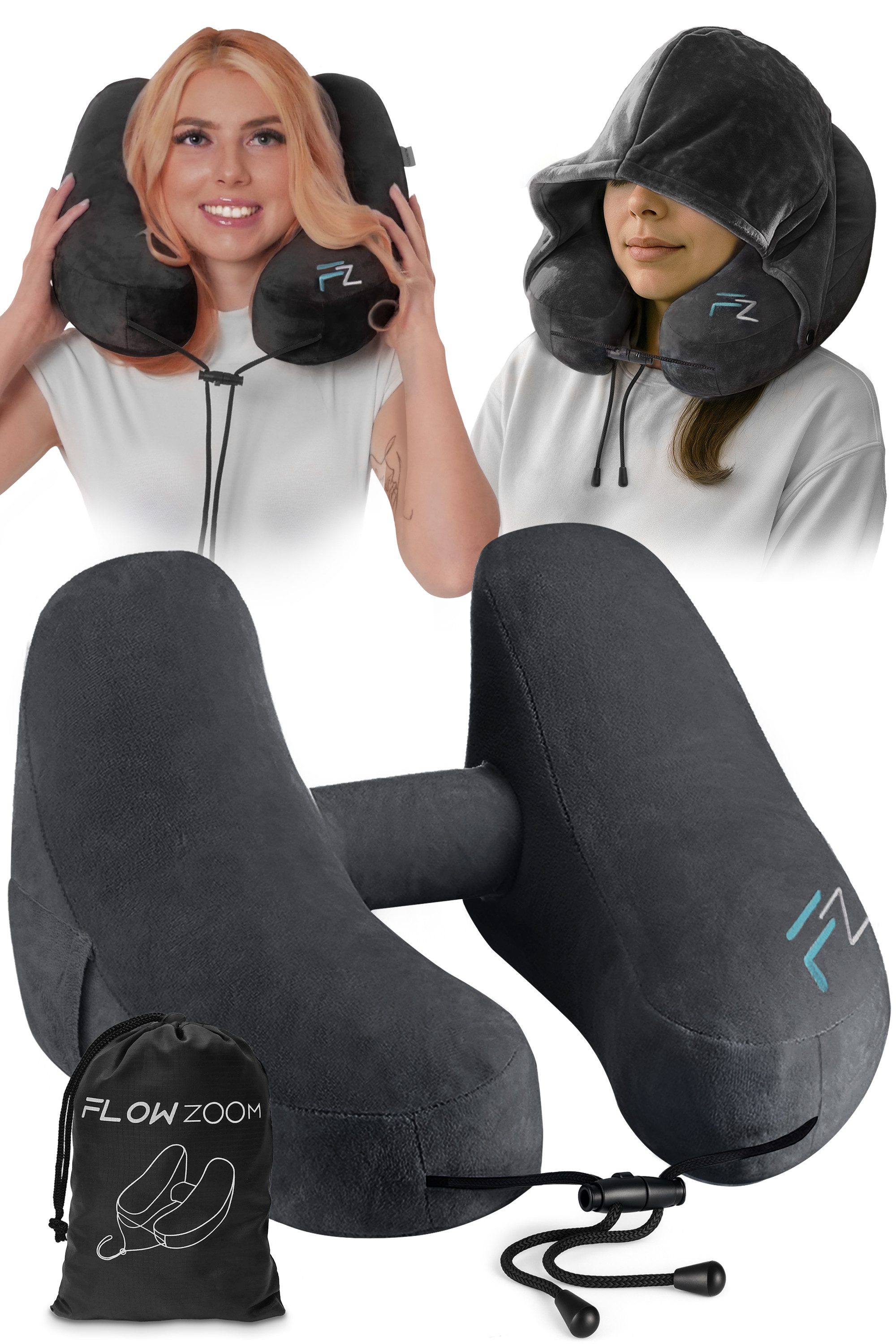 FLOWZOOM Nackenhörnchen AIR Nackenkissen aufblasbar - Nackenkissen Flugzeug günstig online kaufen