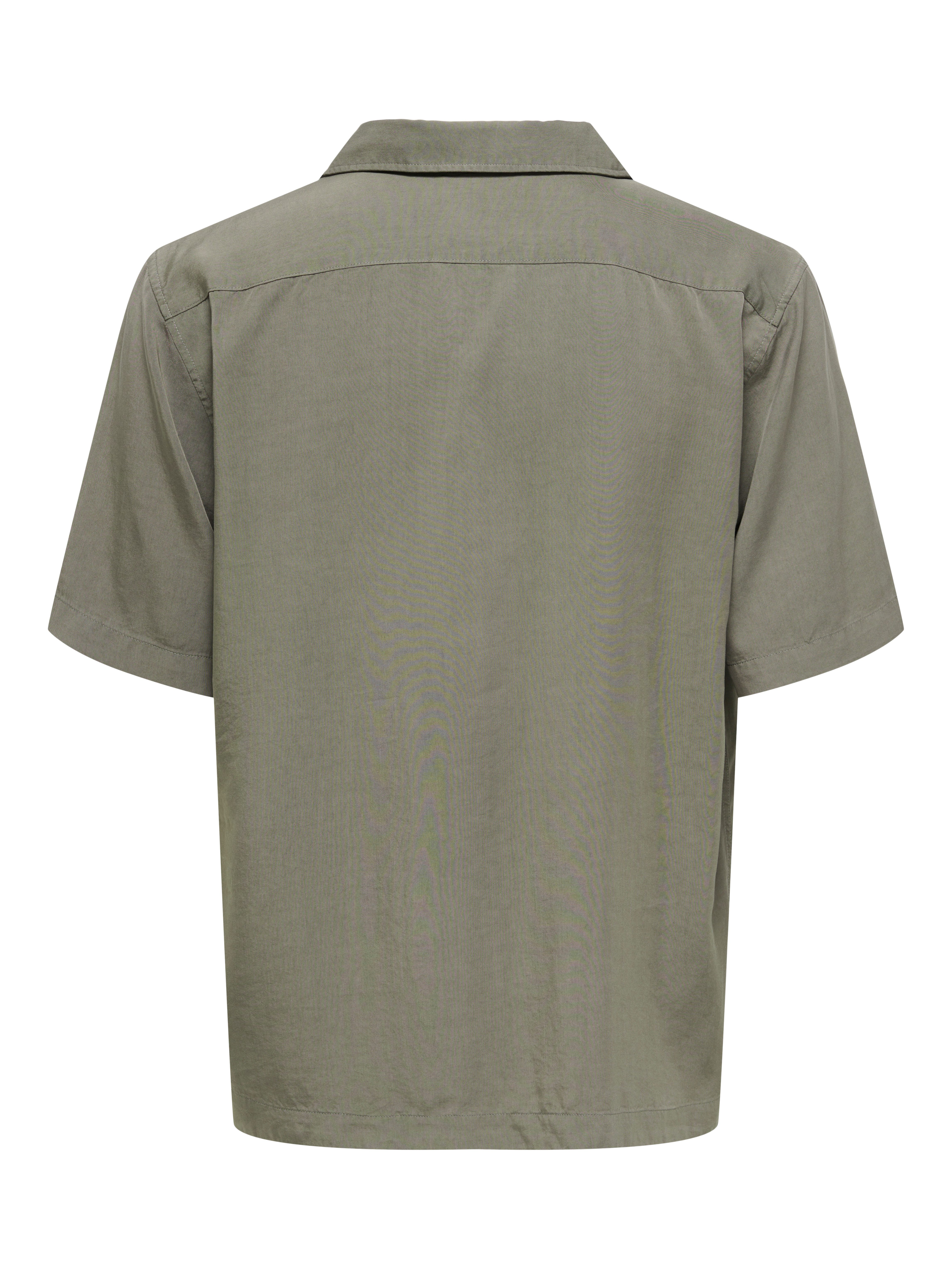 ONLY & SONS Kurzarmhemd ONSPERU SS REG TENCEL SHIRT NOOS