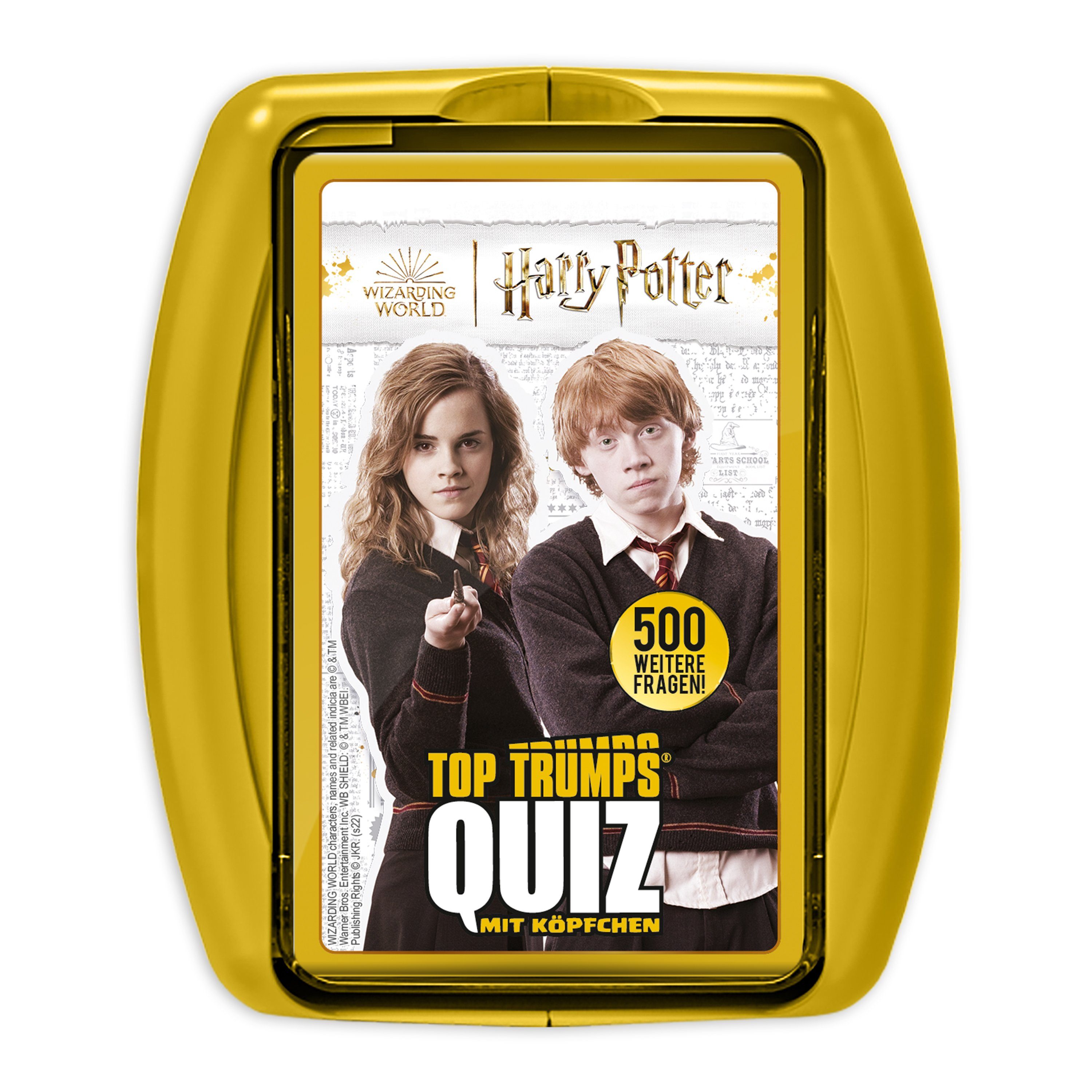 Winning Moves Spiel Top Trumps Quiz - Harry Potter Hogwarts, Wissenspiel