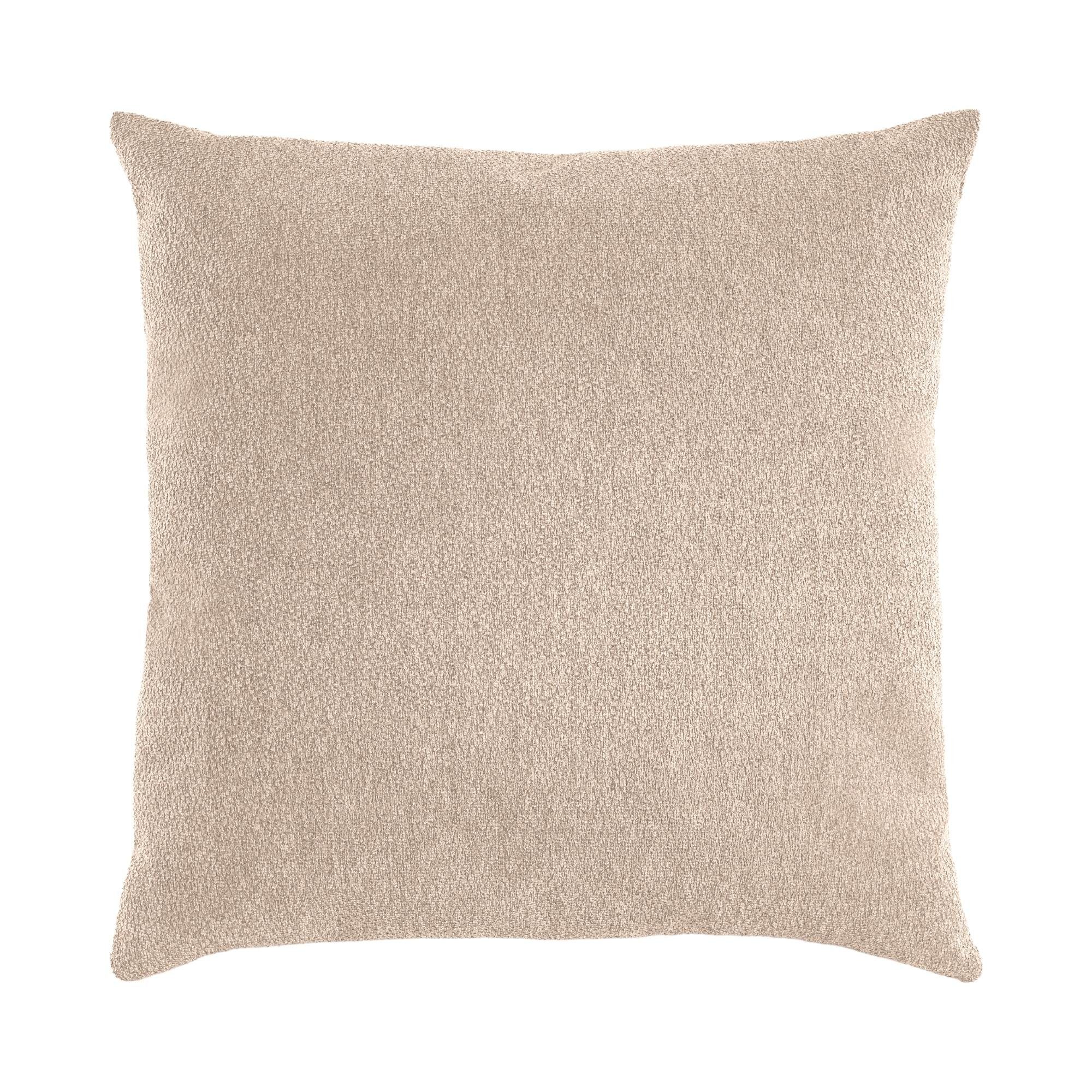 REALLaxx Dekokissen Comora, 50x50cm, Sofakissen, Möbelstoff-Textur, mit Füllung, einfarbig Taupe/Beige