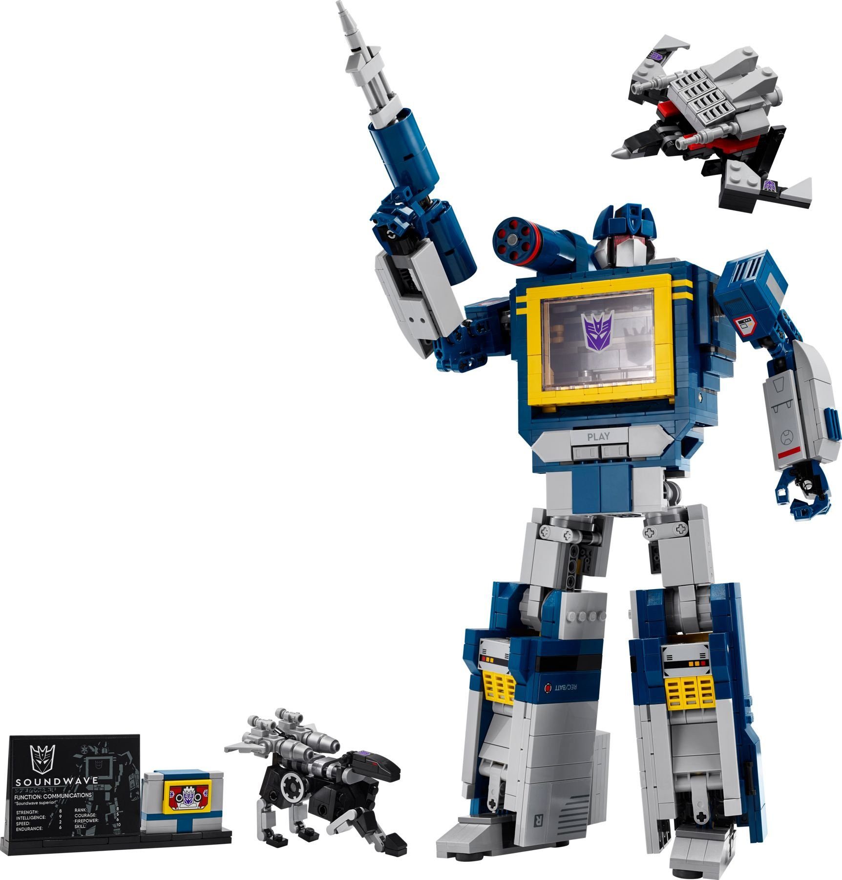LEGO® Icons 10358 Transformers: Soundwave Konstruktionsspielsteine günstig online kaufen