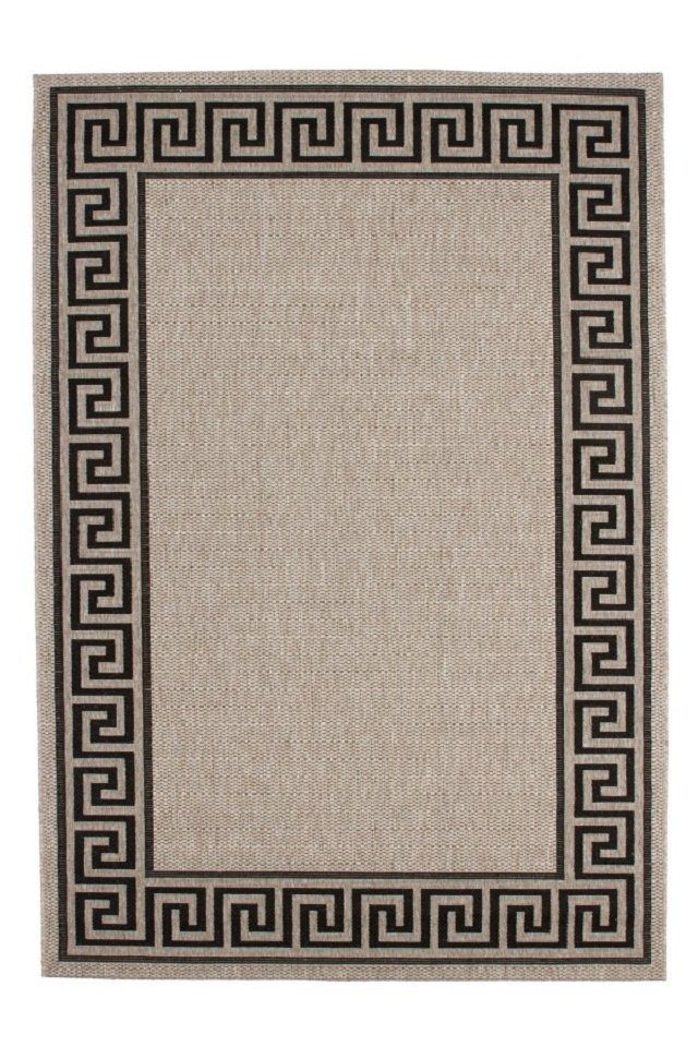 Teppich Teppich modern Design, silberfarben, LALEE, Rechteckig, Höhe: 8 mm, Flachgewebe, Ornamente, pflegeleicht, robust