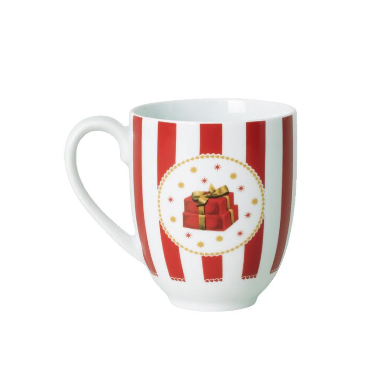 Hutschenreuther Becher Christmas Love Red Weihnachtsgeschirr, Porzellan, 0,40 L