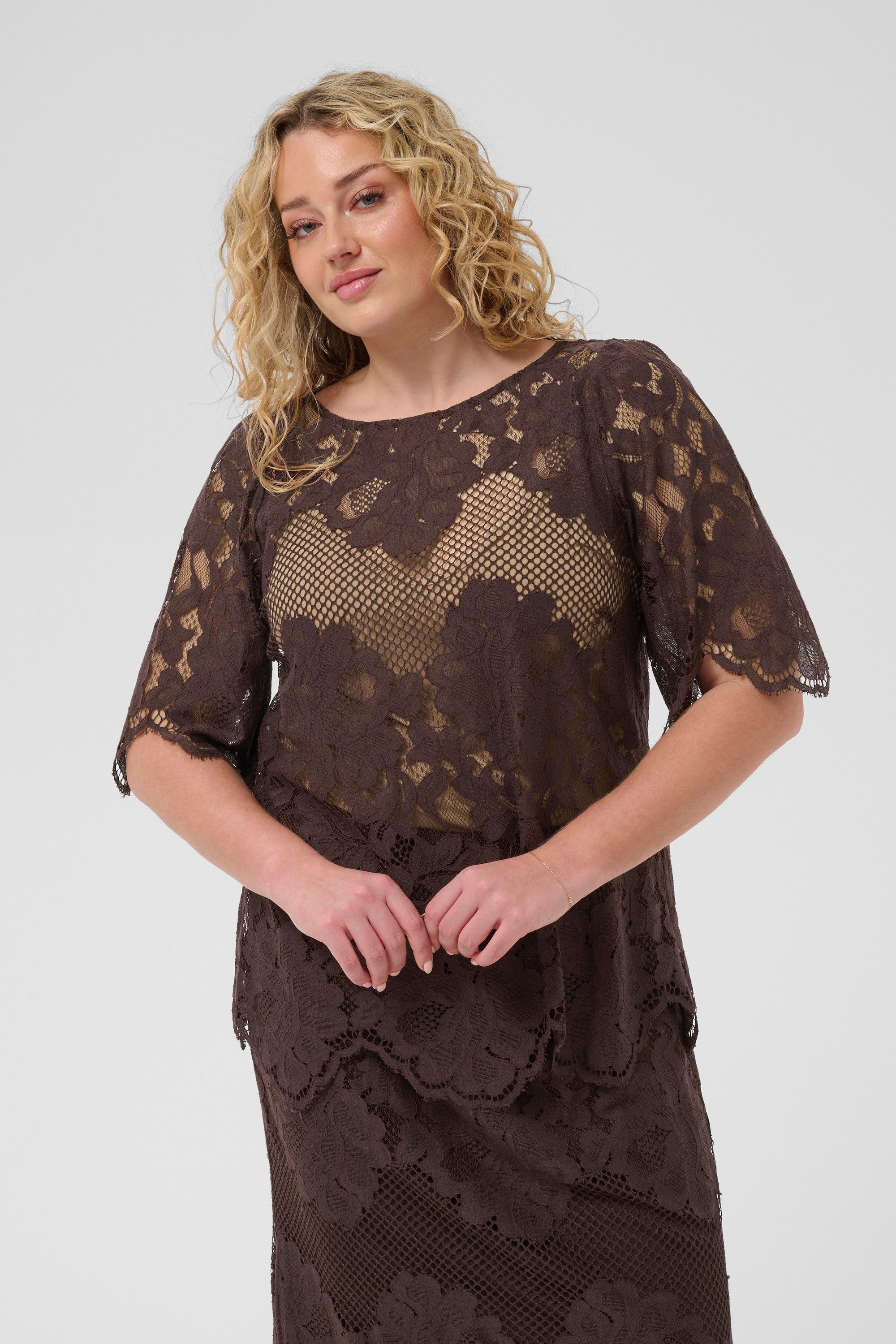 Kurzarmbluse Bluse kurzarm KCcarley