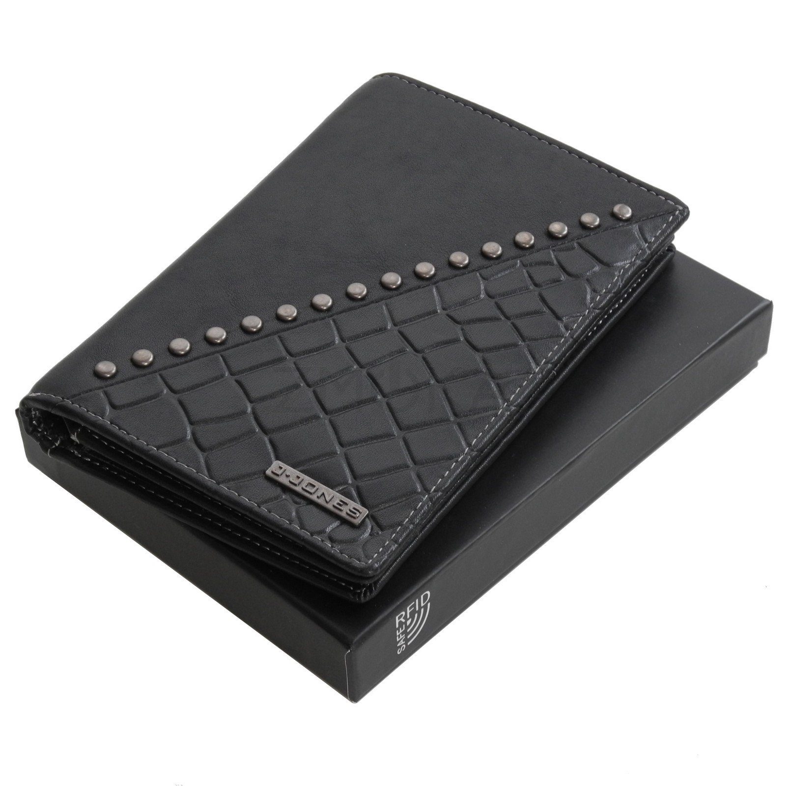 J.Jones Kartenetui J.JONES - RFID safe Leder Kreditkartenmappe Brieftasche günstig online kaufen