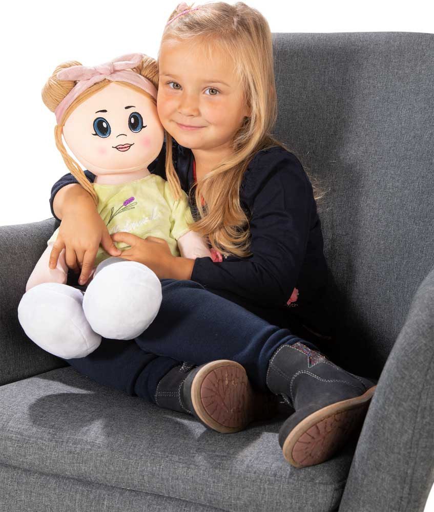 Heunec® Stoffpuppe Puppe Poupetta Lulu XL 63cm
