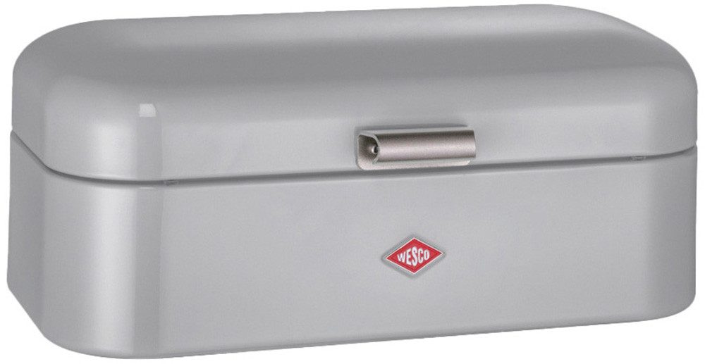 WESCO Brotkasten Grandy - Brotdose, Stahlblech, (1-tlg), Lüftungslöcher auf der Rückseite, Metallschaniere