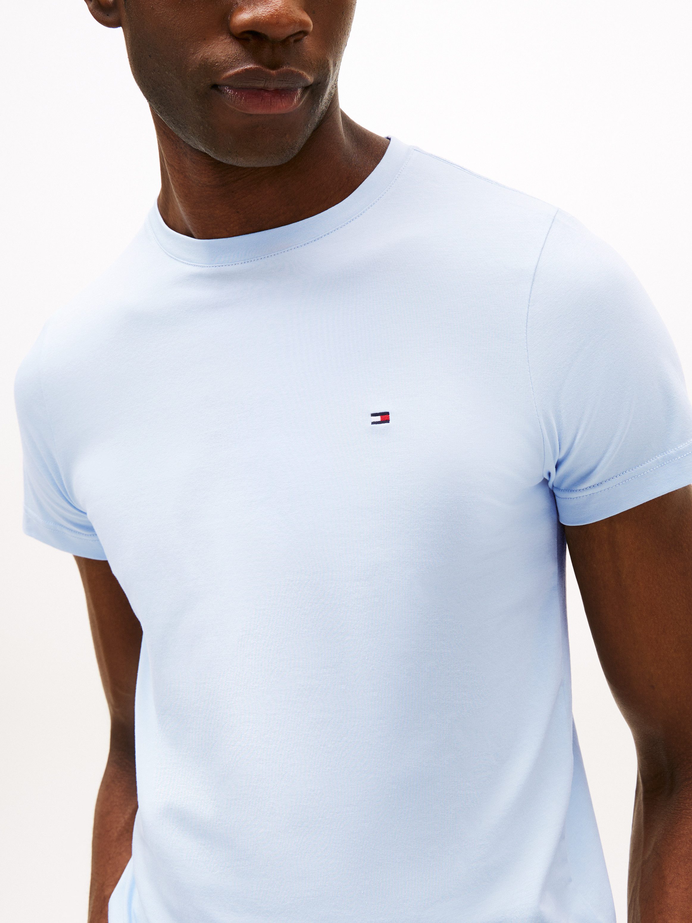 Tommy Hilfiger T-Shirt STRETCH SLIM FIT TEE mit Rundhalsausschnitt günstig online kaufen