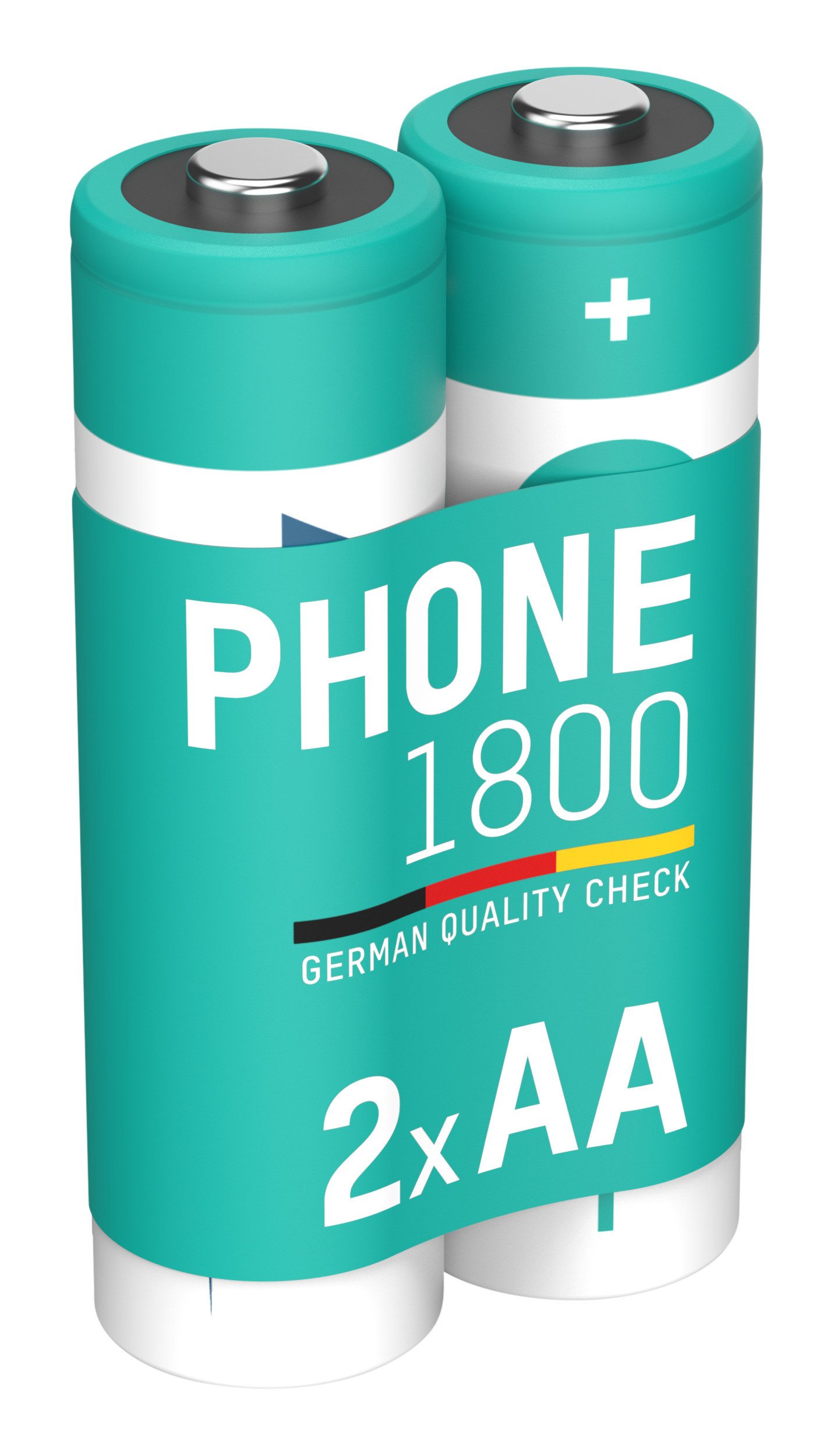 ANSMANN AG Telefon Akku AA, 2 Stück, 1600 mAh 1,2V NiMh Akku
