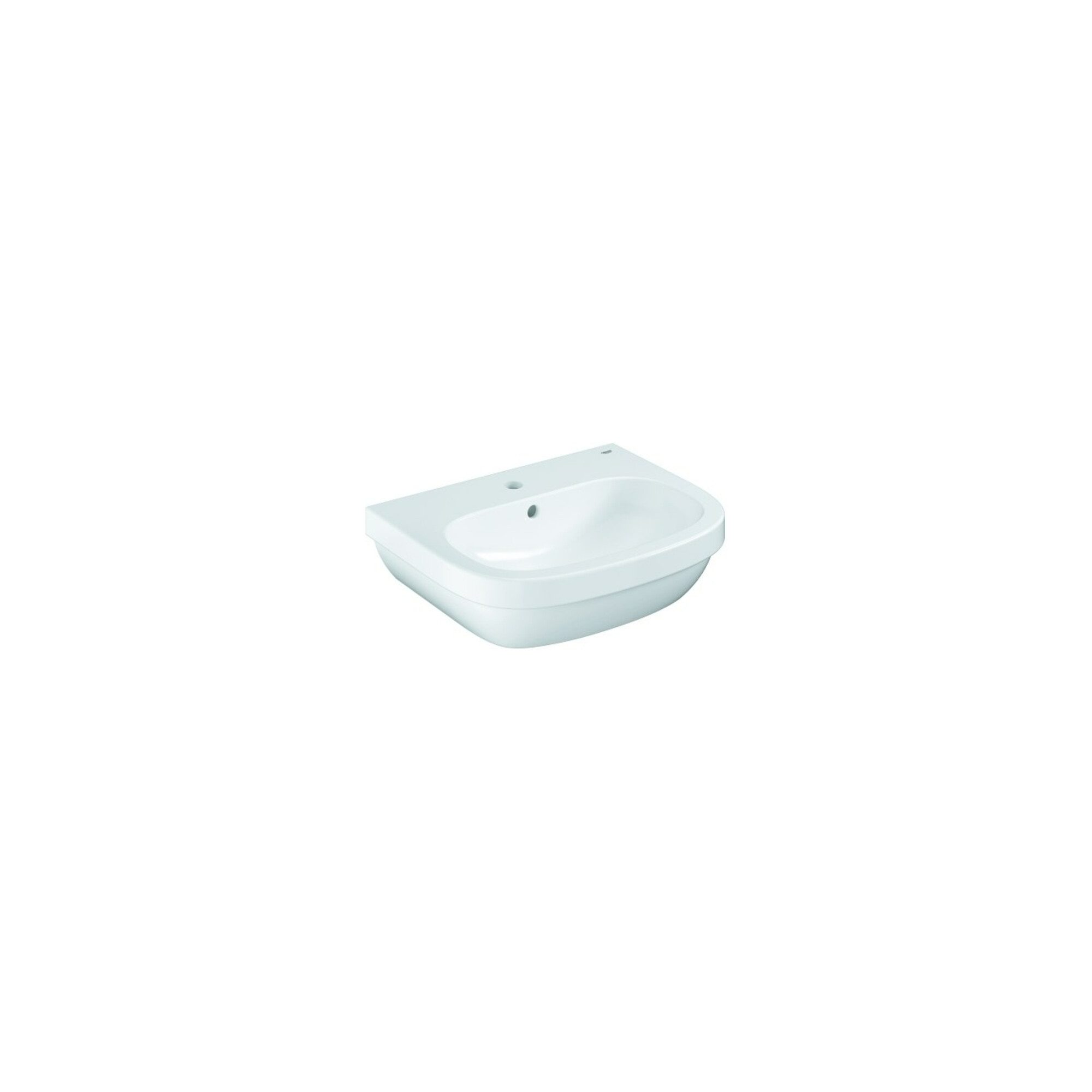 Grohe Waschtisch Grohe Waschtisch Euro Keramik 1 L, m Ü, 55x45cm, aw PureGuar/Hyper Cl