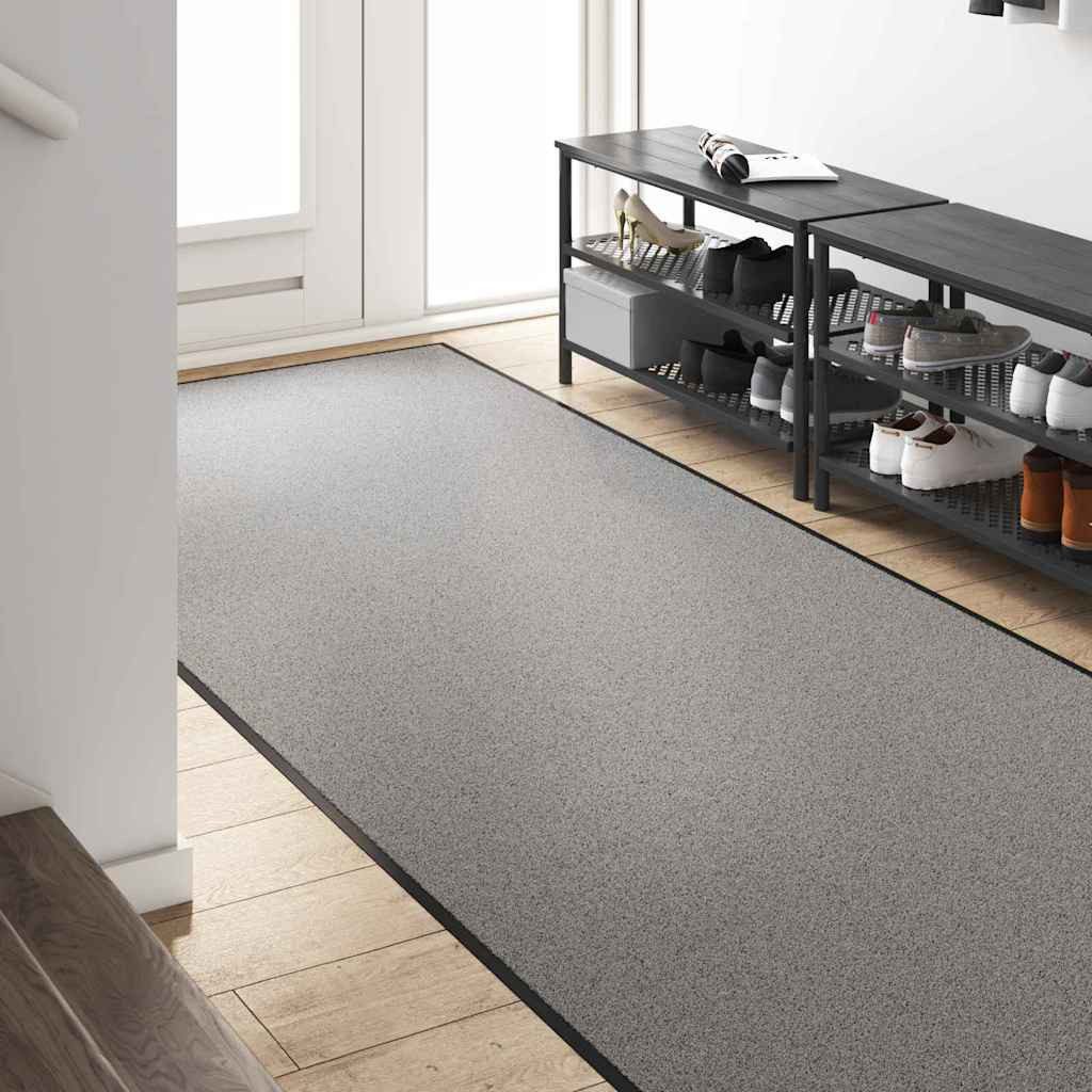vidaXL Fußmatte Fußmatte Grau und Schwarz günstig online kaufen