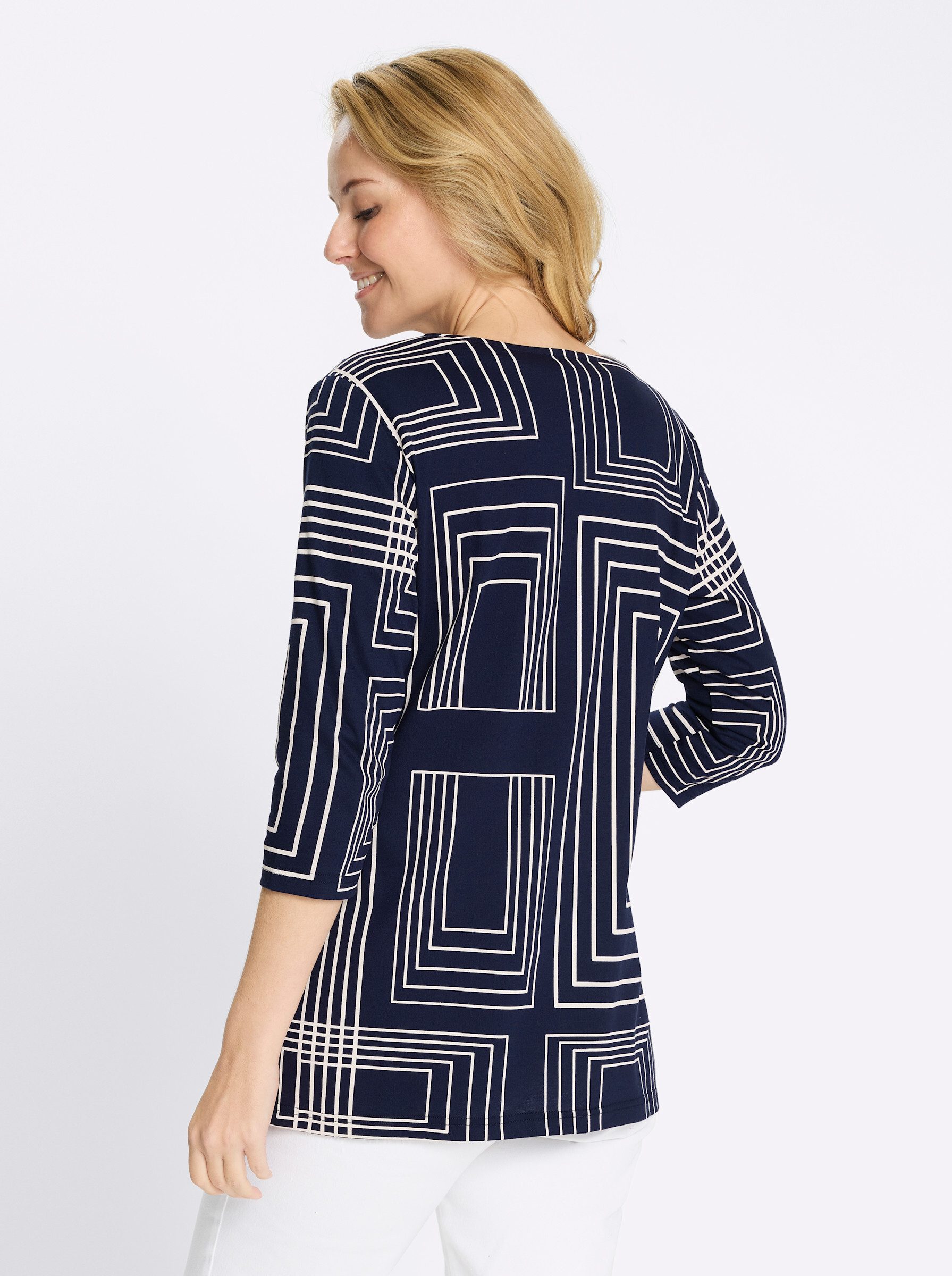 Sieh an! Shirtjacke Long-Shirtjacke 3/4-Arm günstig online kaufen