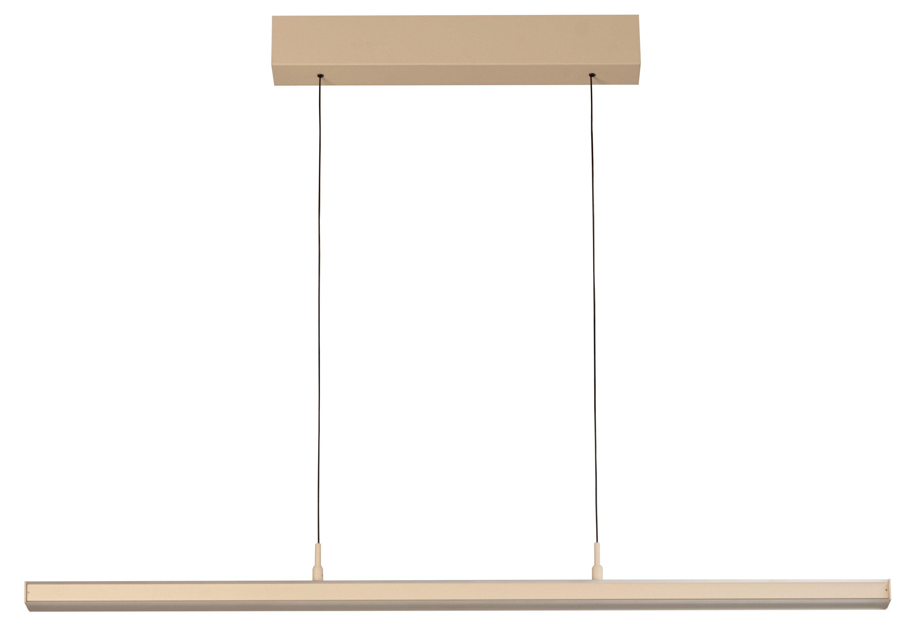 FISCHER & HONSEL Pendelleuchte FISCHER & HONSEL Pendelleuchte VALENO B 115 cm beige Hängelampe, Warmweiß
