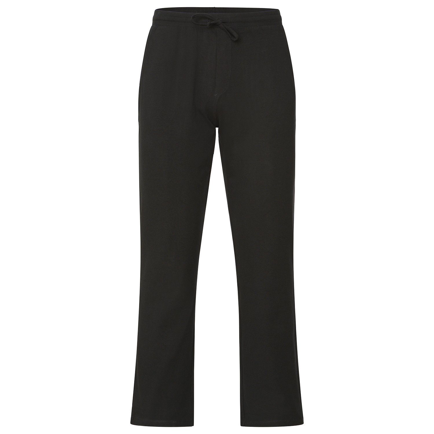 Yamadhi Yogahose Herren Yogahose Straight Cut, Bio-Baumwolle, Schwarz L